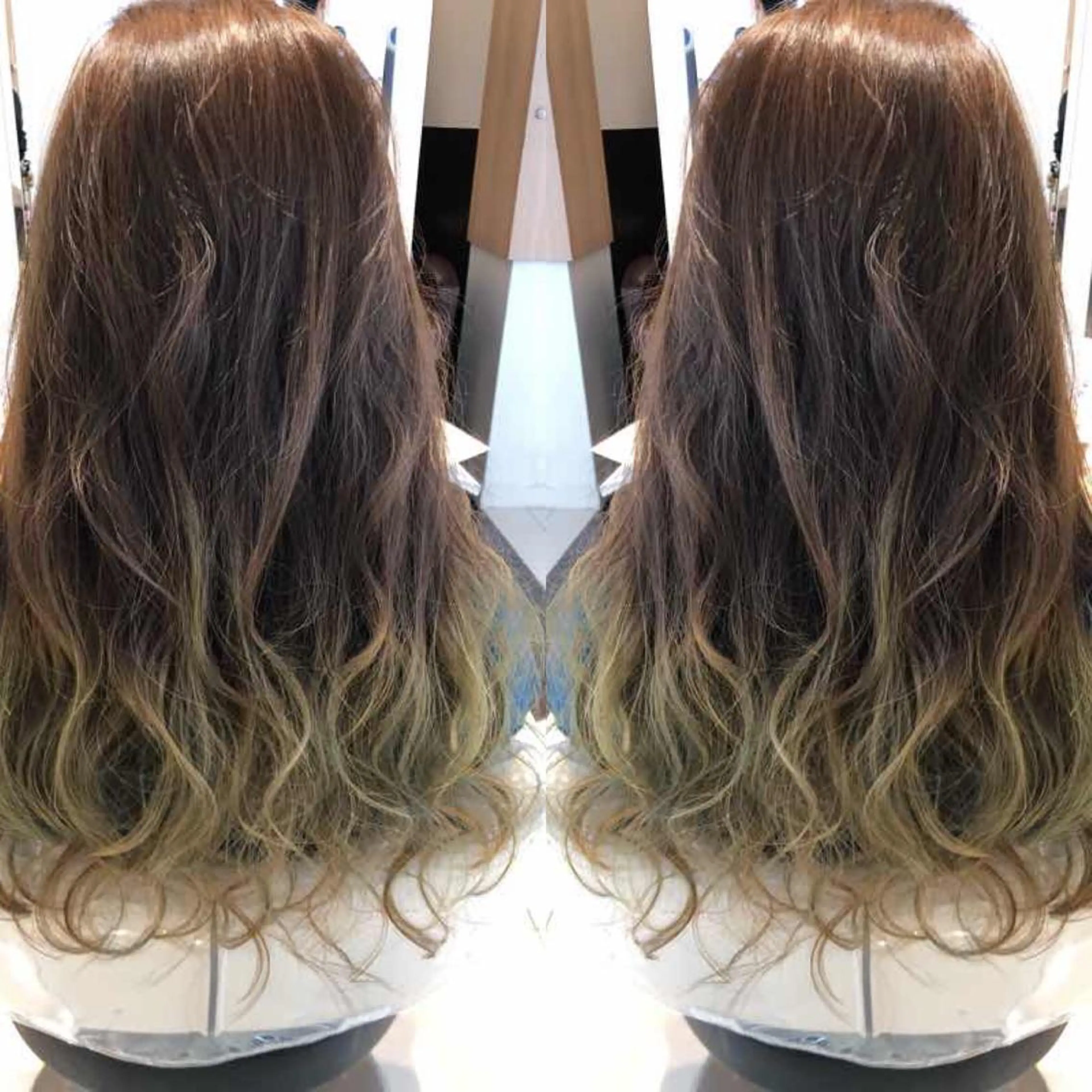 ロング 縮毛矯正/髪質改善 継続する美髪のヘアスタイル