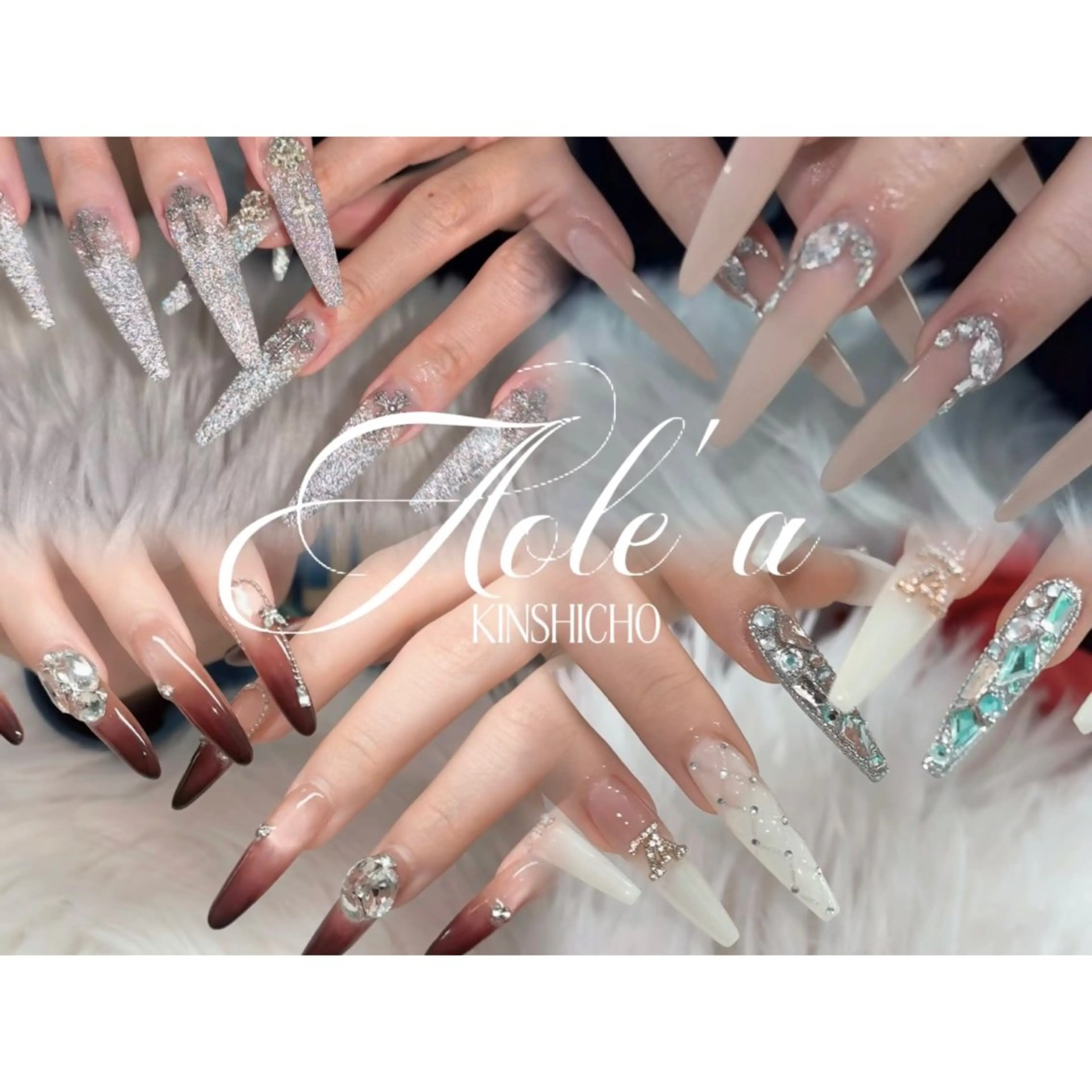 【オフなし】持ち込みデザイン/長さだし✨高持続最新スカルプやり放題💕 /有料パーツOK /延長15分980円の写真