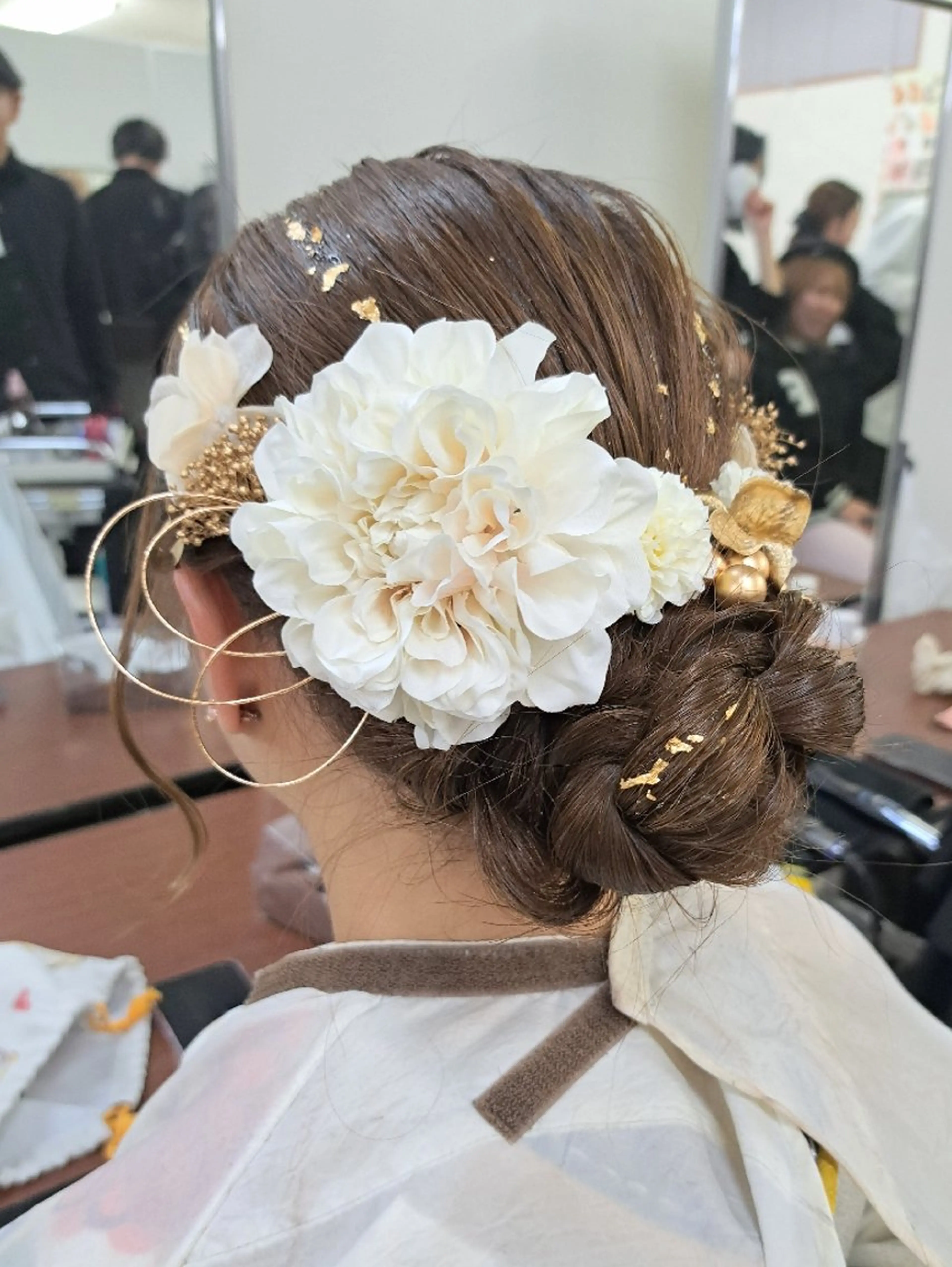 ヘアアレンジ 成人式 お団子ヘア 渋谷/ MIYUのヘアスタイル