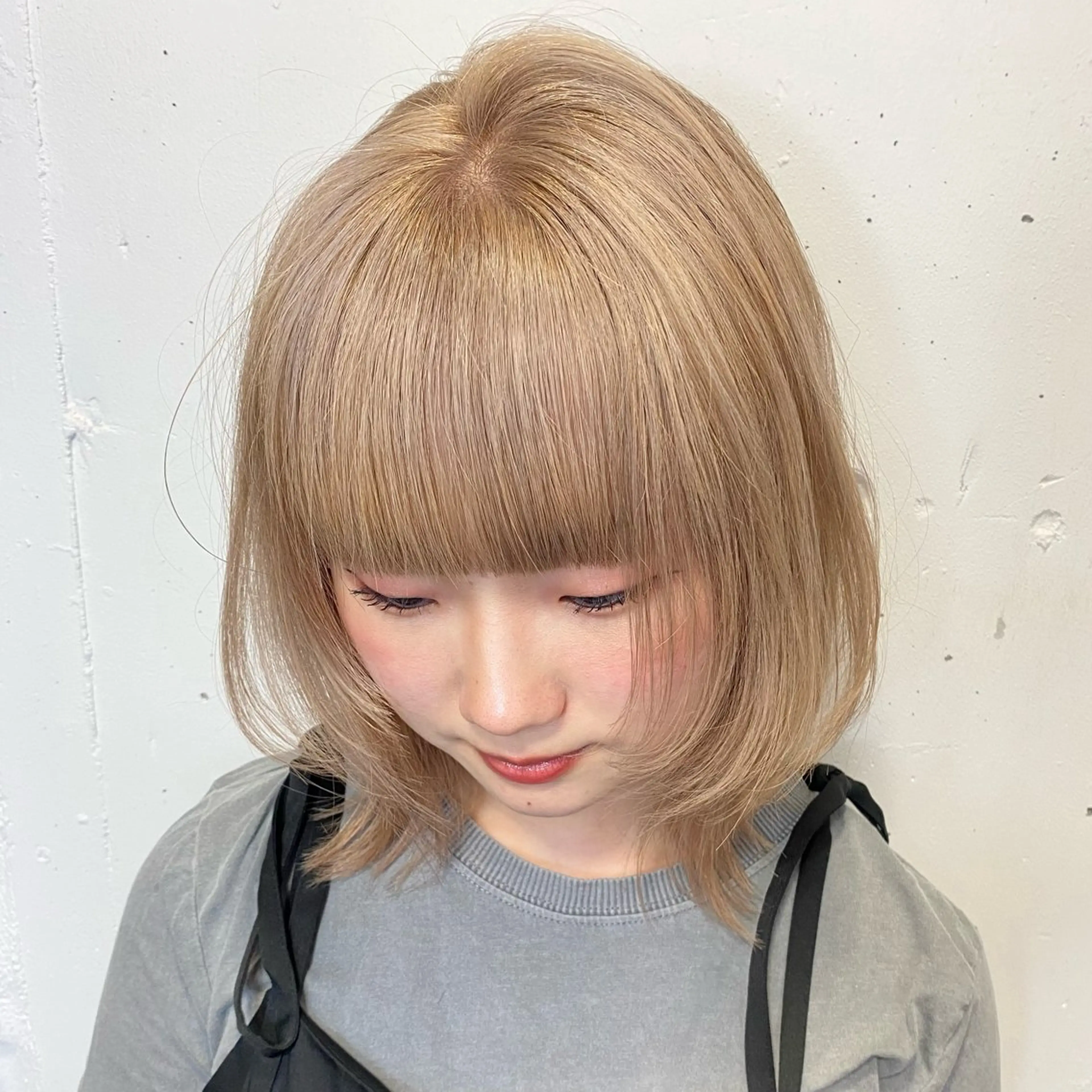 pia ブリーチ2回＋ カラー＋milbonトリートメント🥣💞の写真