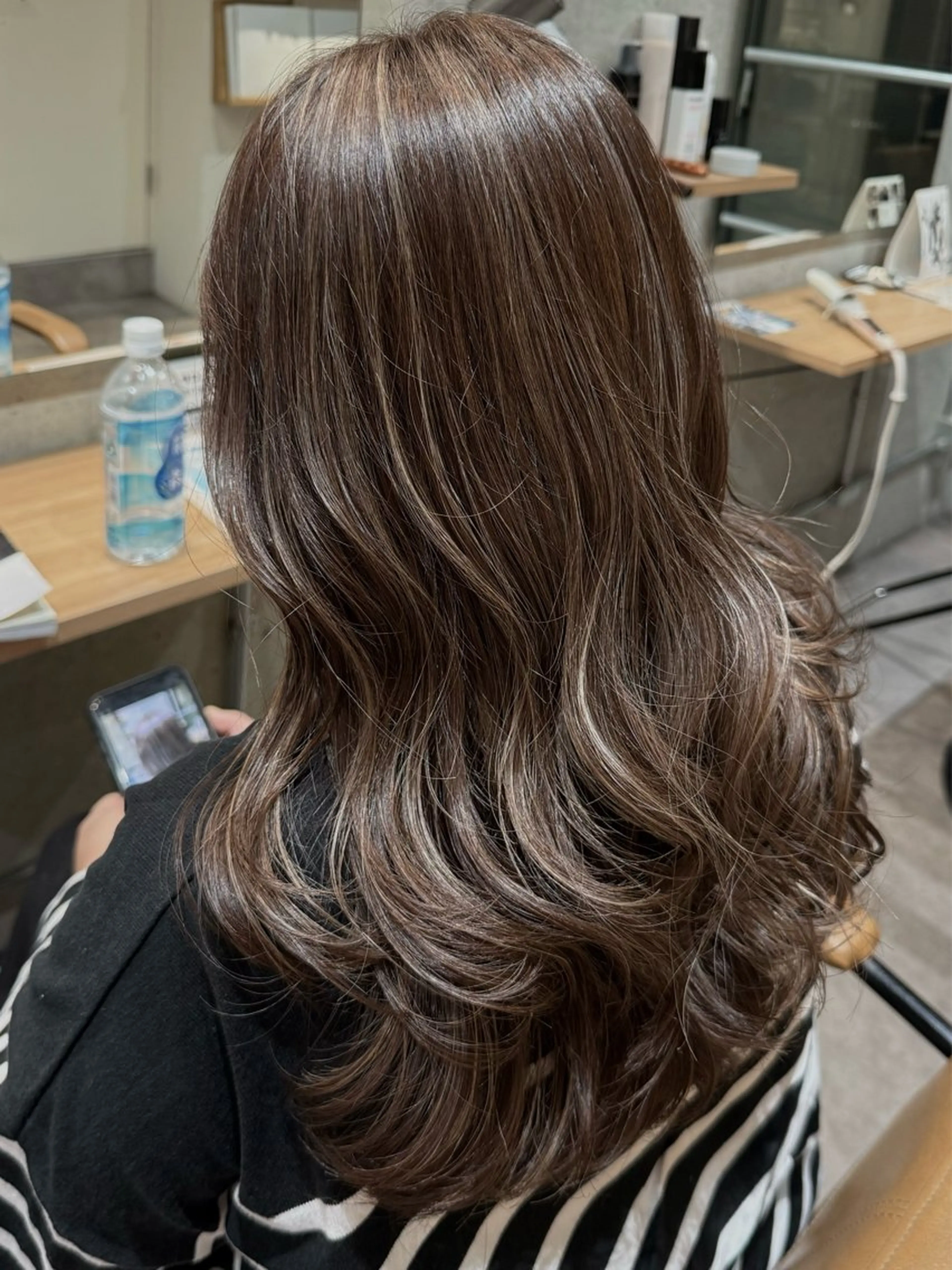 ロング カラー ハイライトカラー ハイライト 【azure横浜】 🧸misaki🌸のヘアスタイル