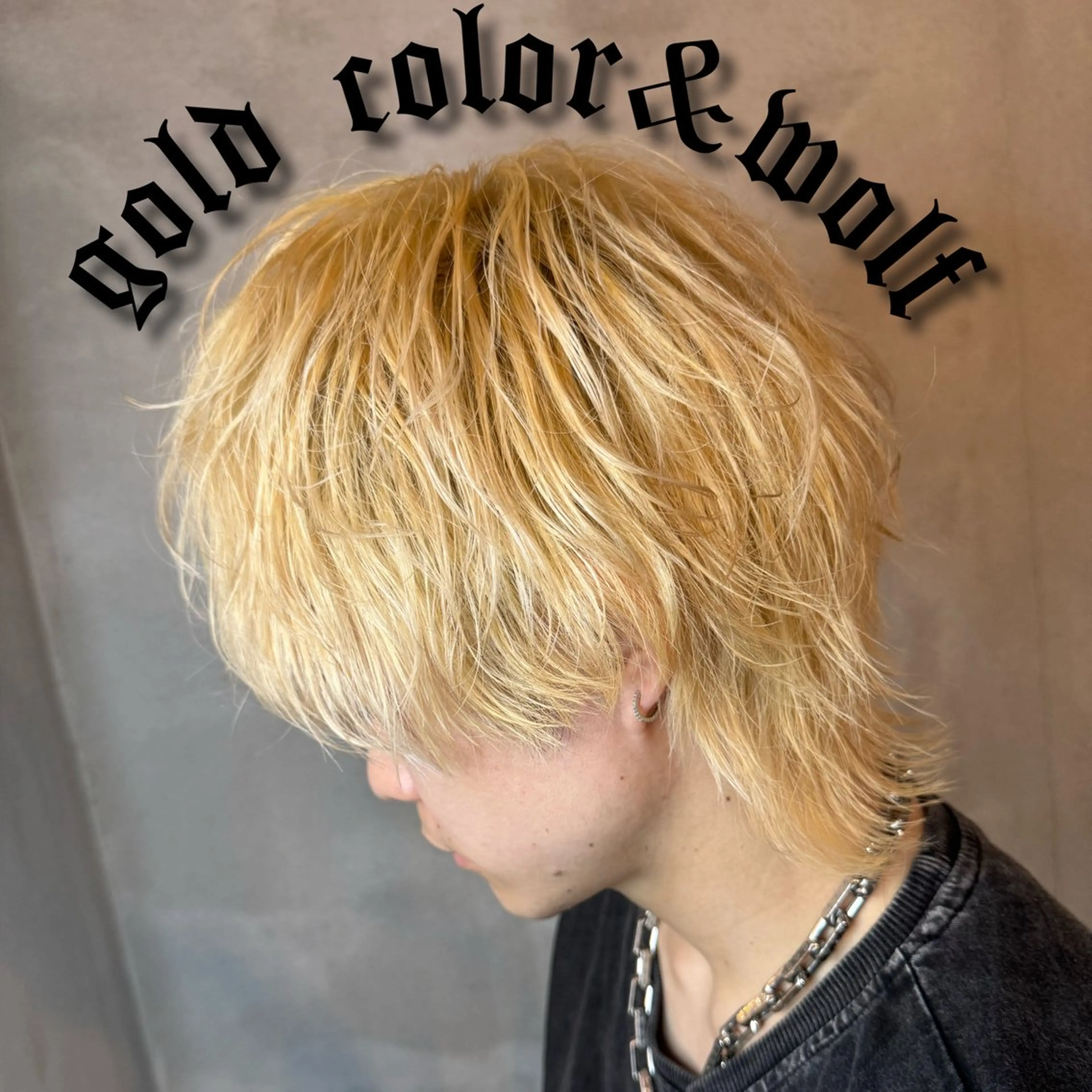 ミディアム カラー メンズ カット パーマ メンズパーマ/ メッシュ😎タクミのヘアスタイル