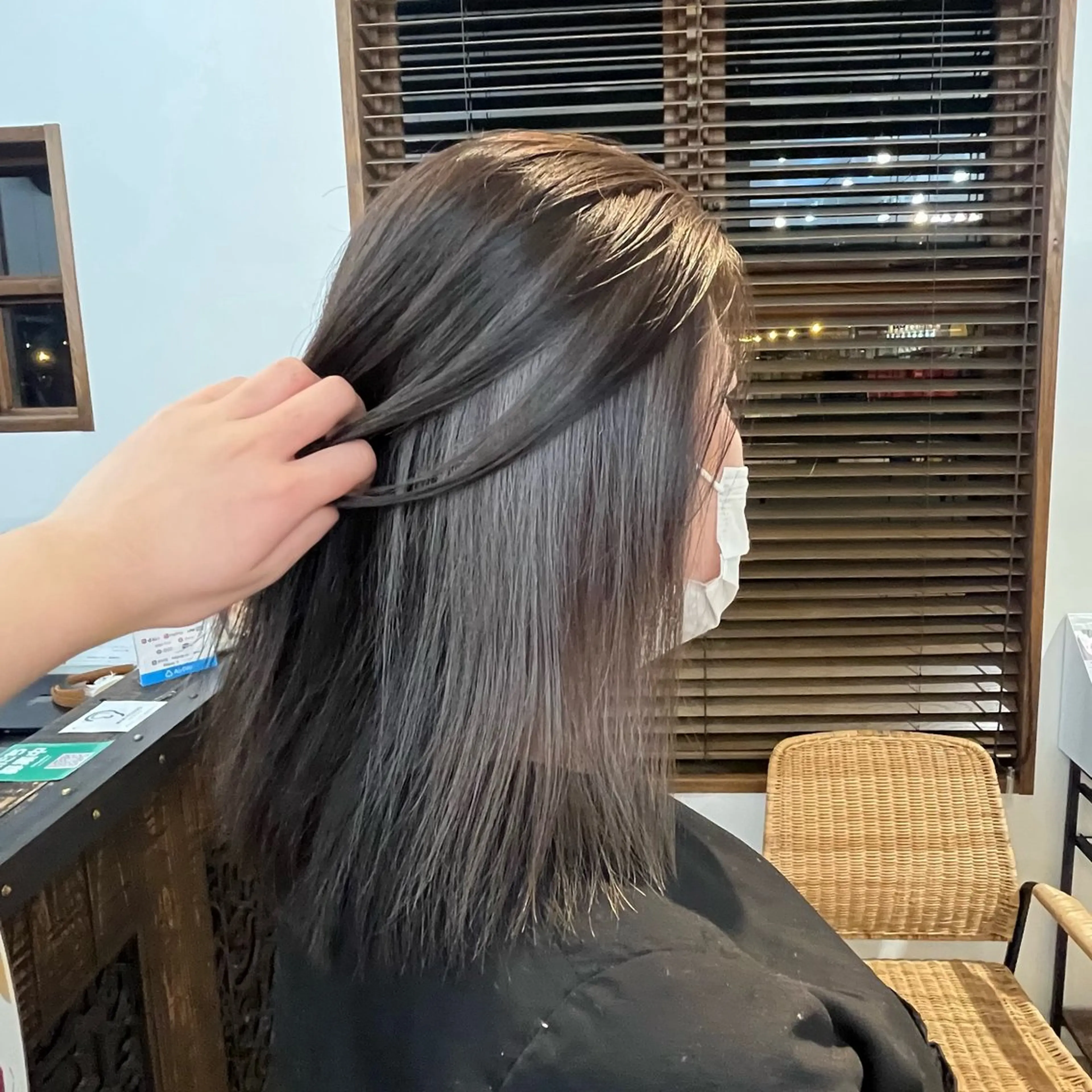 ミディアム カラー ヘアカラー カラーモデル募集中 /わかなのヘアスタイル