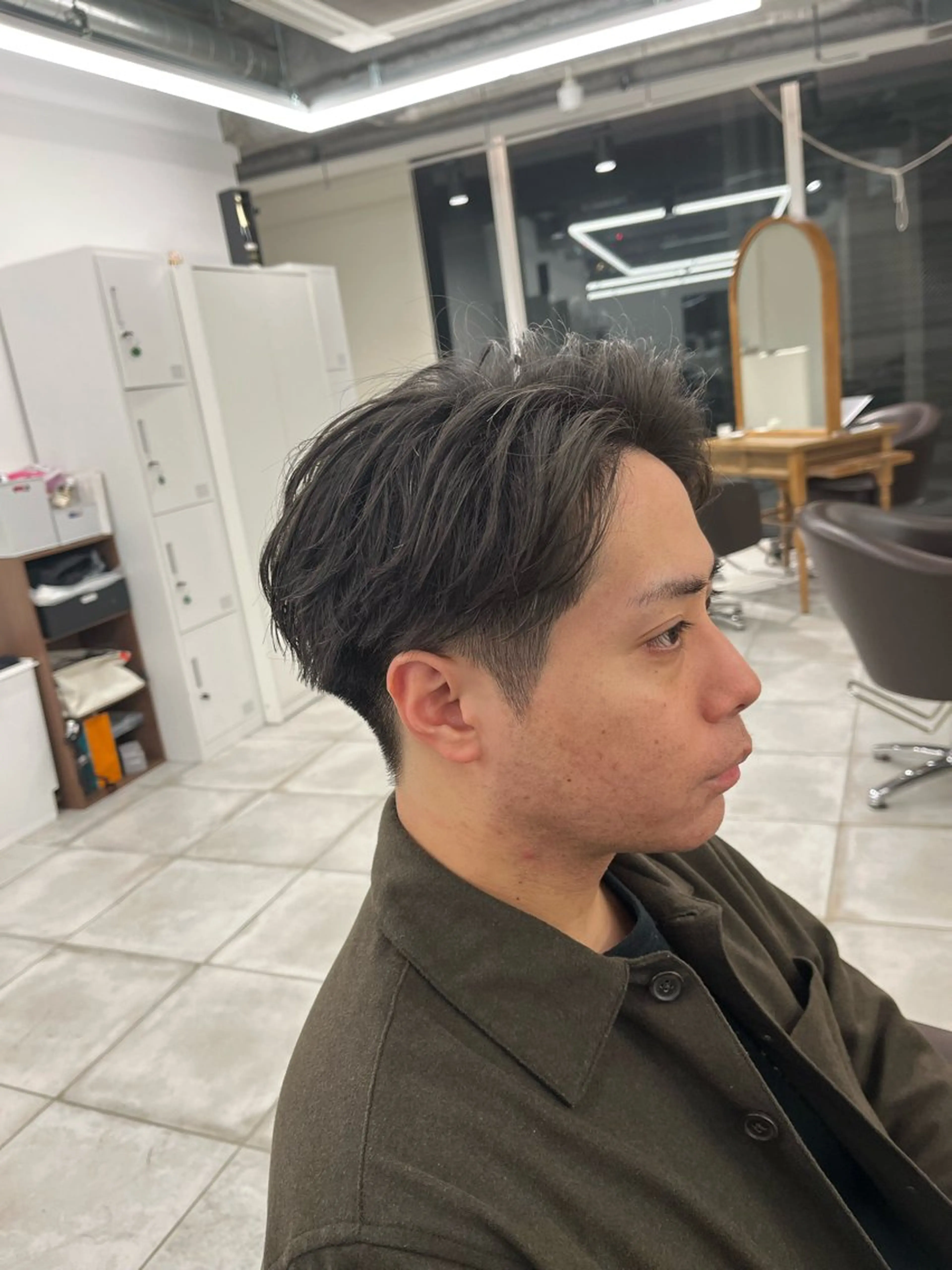 ショート パーマ メンズ 🏆メンズヘア特化 🥇代表りんぺーのヘアスタイル