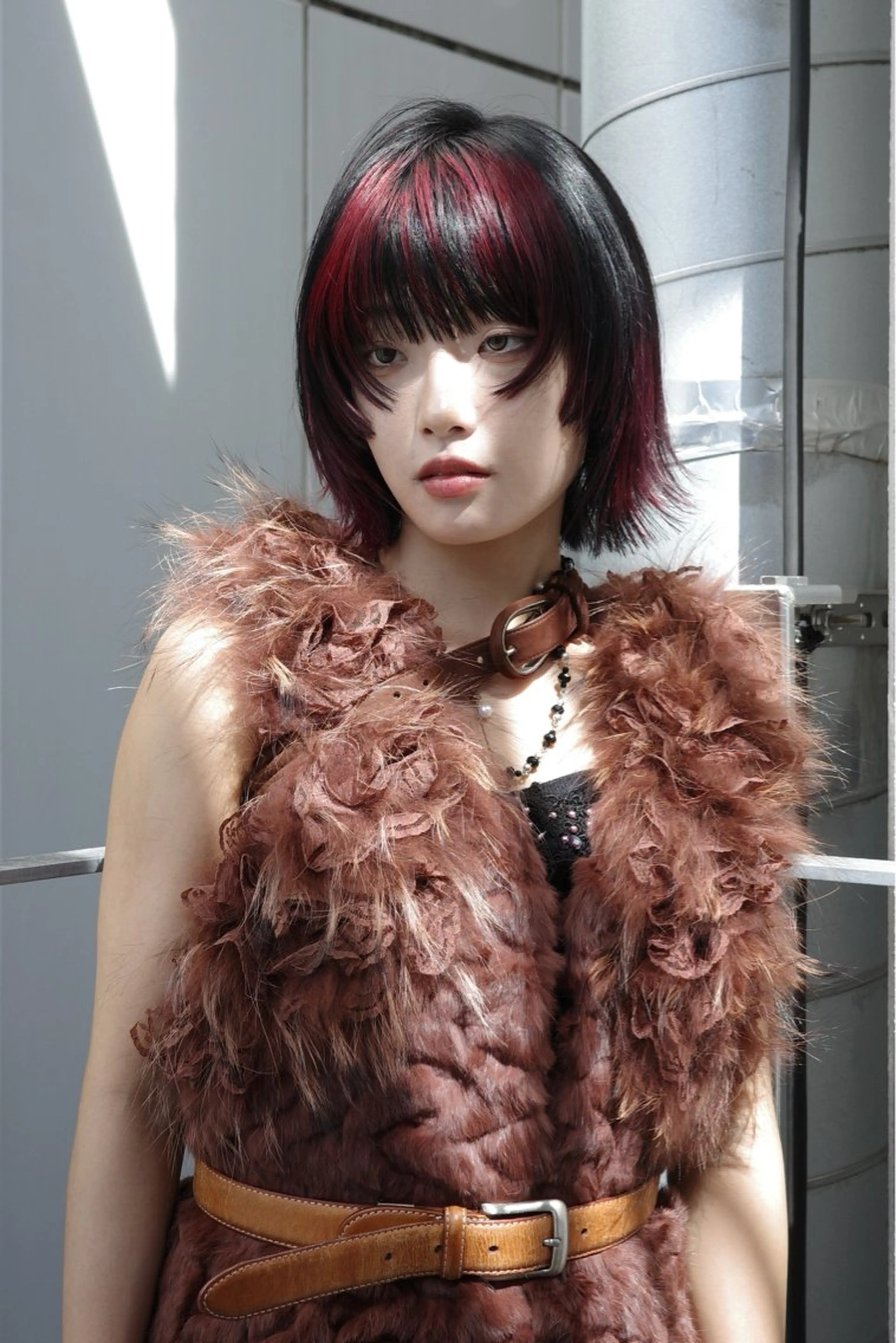 ミディアム カラー Hair & make Lamp所属・梅田のブリーチ特化 美容師KAI🥰のヘアスタイル