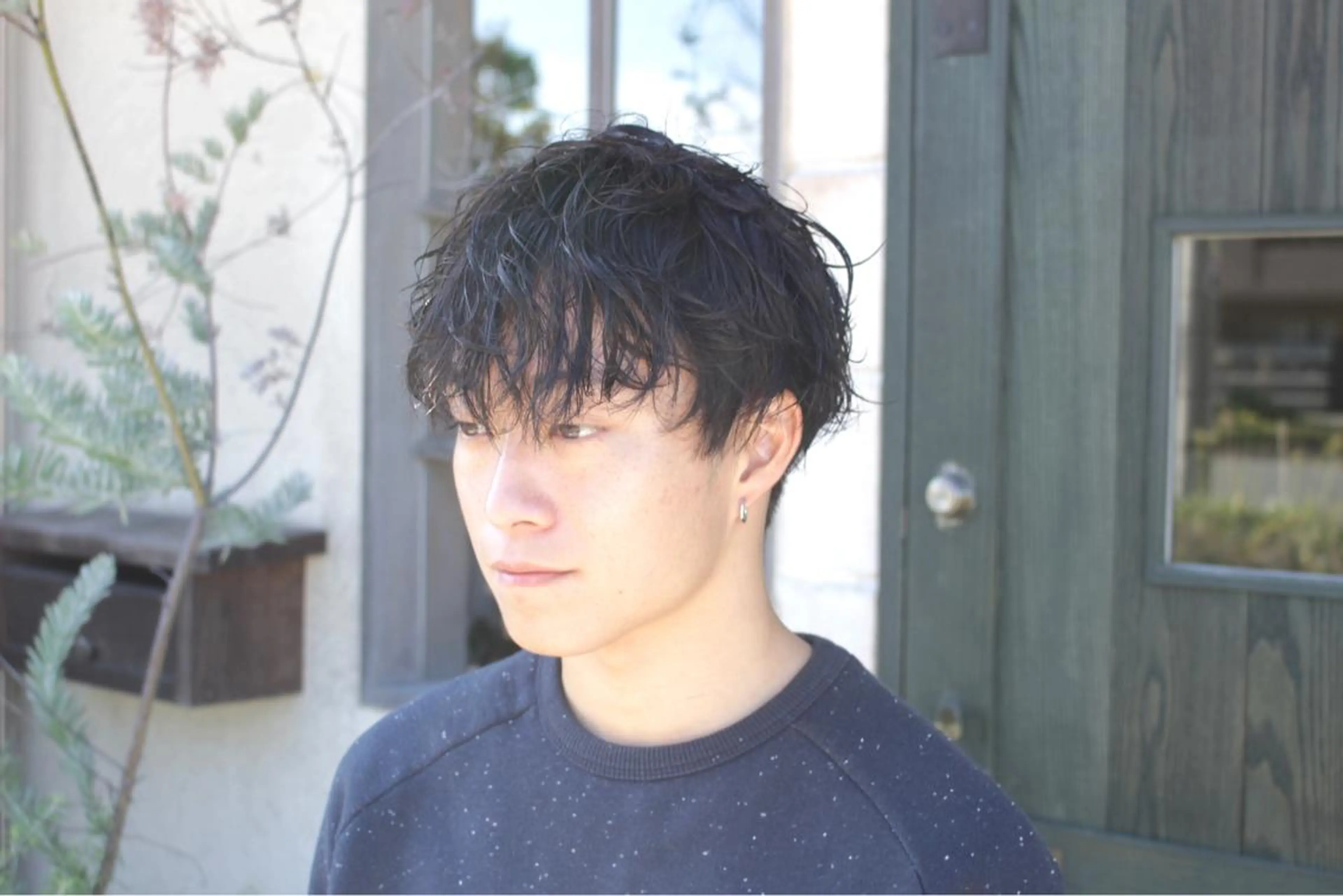 パーマ メンズ メンズパーマ ニュアンスパーマ カット パーマ トリートメント rocca所属・鮫島 連のヘアスタイル