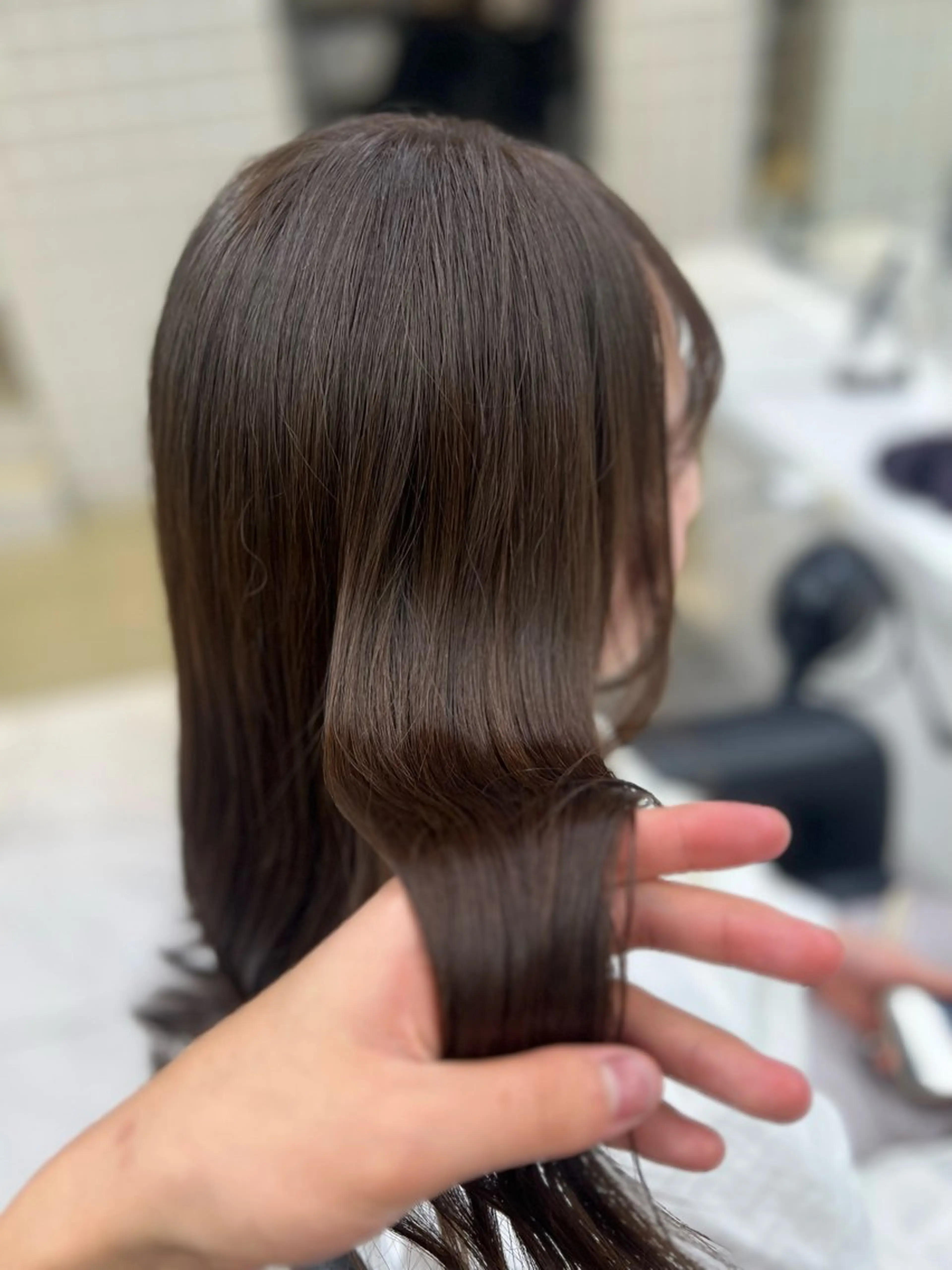 ロング カラー ヘアカラー トリートメント 韓国レイヤーカット /REIのヘアスタイル