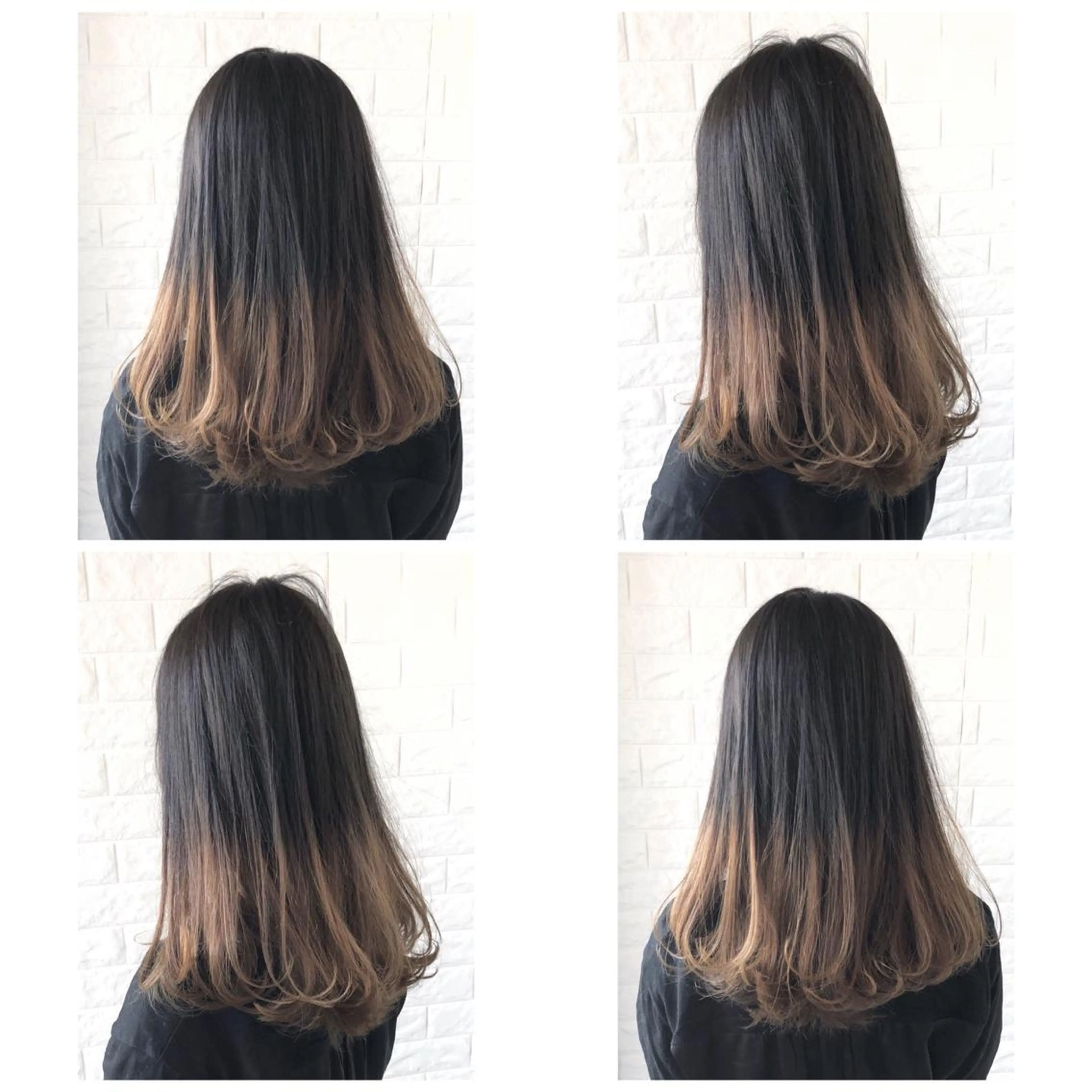 ミディアム カラー ベージュカラー ブリーチ ケアブリーチ デザインカラー グラデーションカラー KIZU 髪質改善 オカルト怪談のヘアスタイル