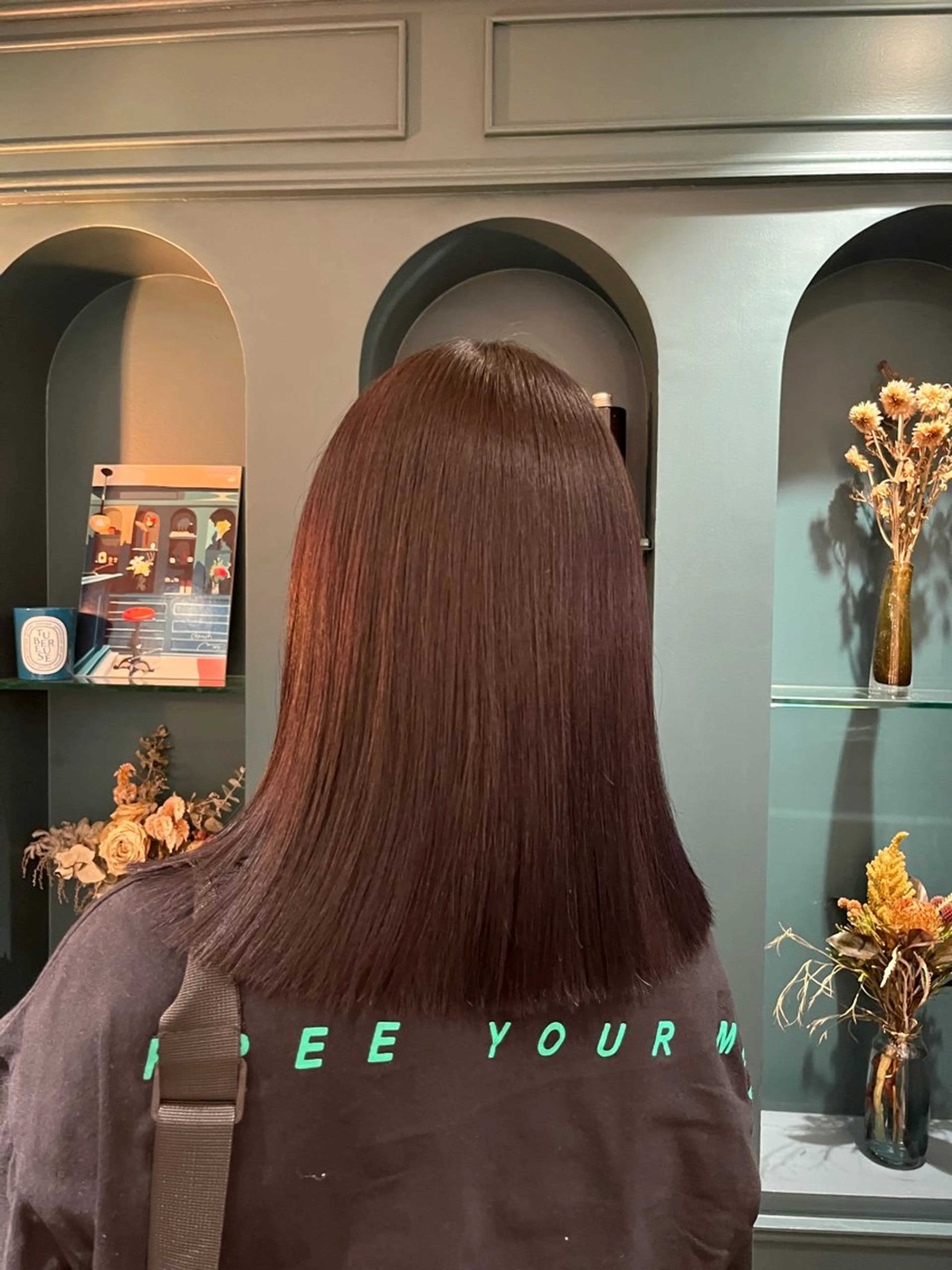 ミディアム カット ヘアカラー トリートメント ヘアセット 🌻暖色カラー🌻 sakuraのヘアスタイル