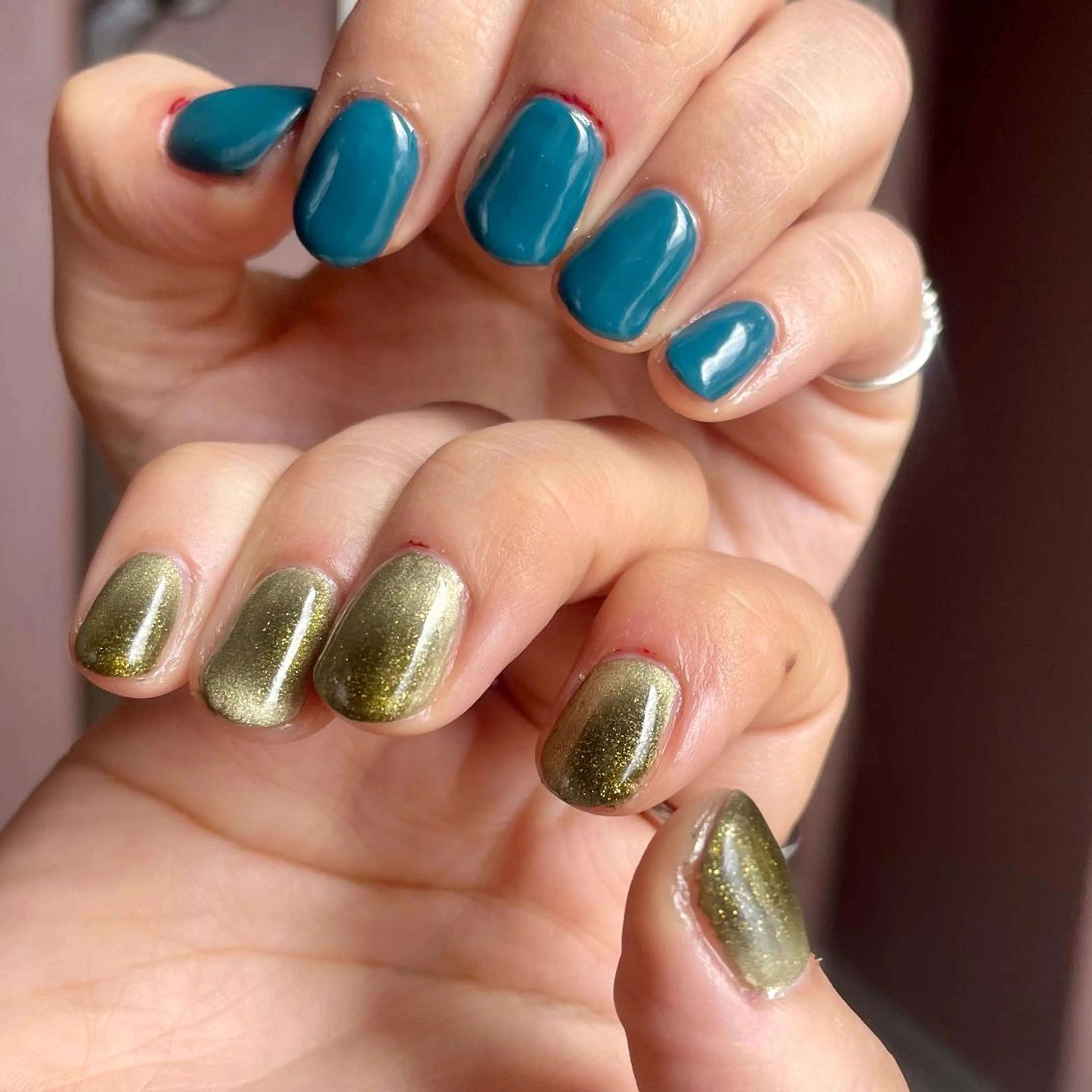 ネイル ワンカラーネイル 奥園 良恵のネイルデザイン