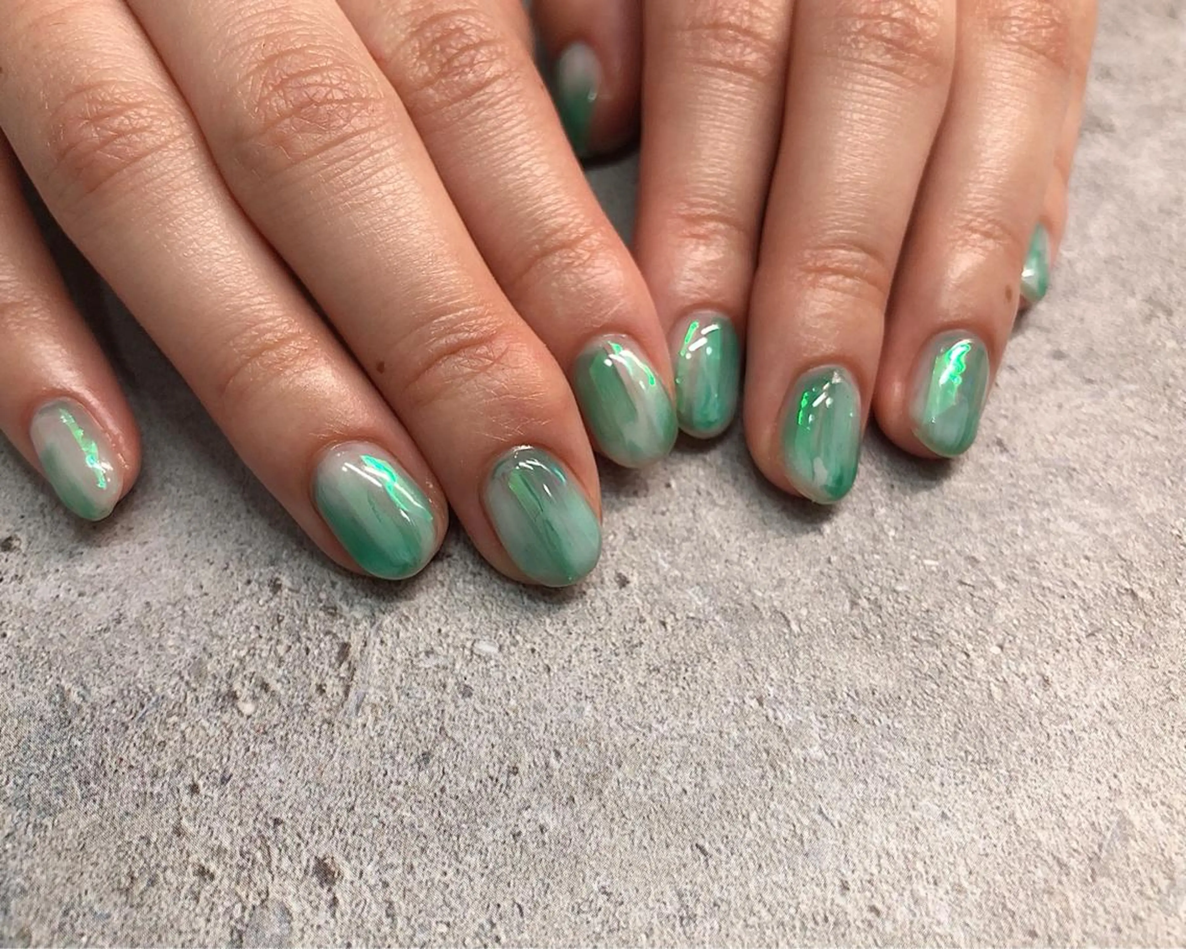 ネイル オーロラネイル キラキラネイル ハンドネイル nail heron所属・saki_ nail heronのその他イメージ