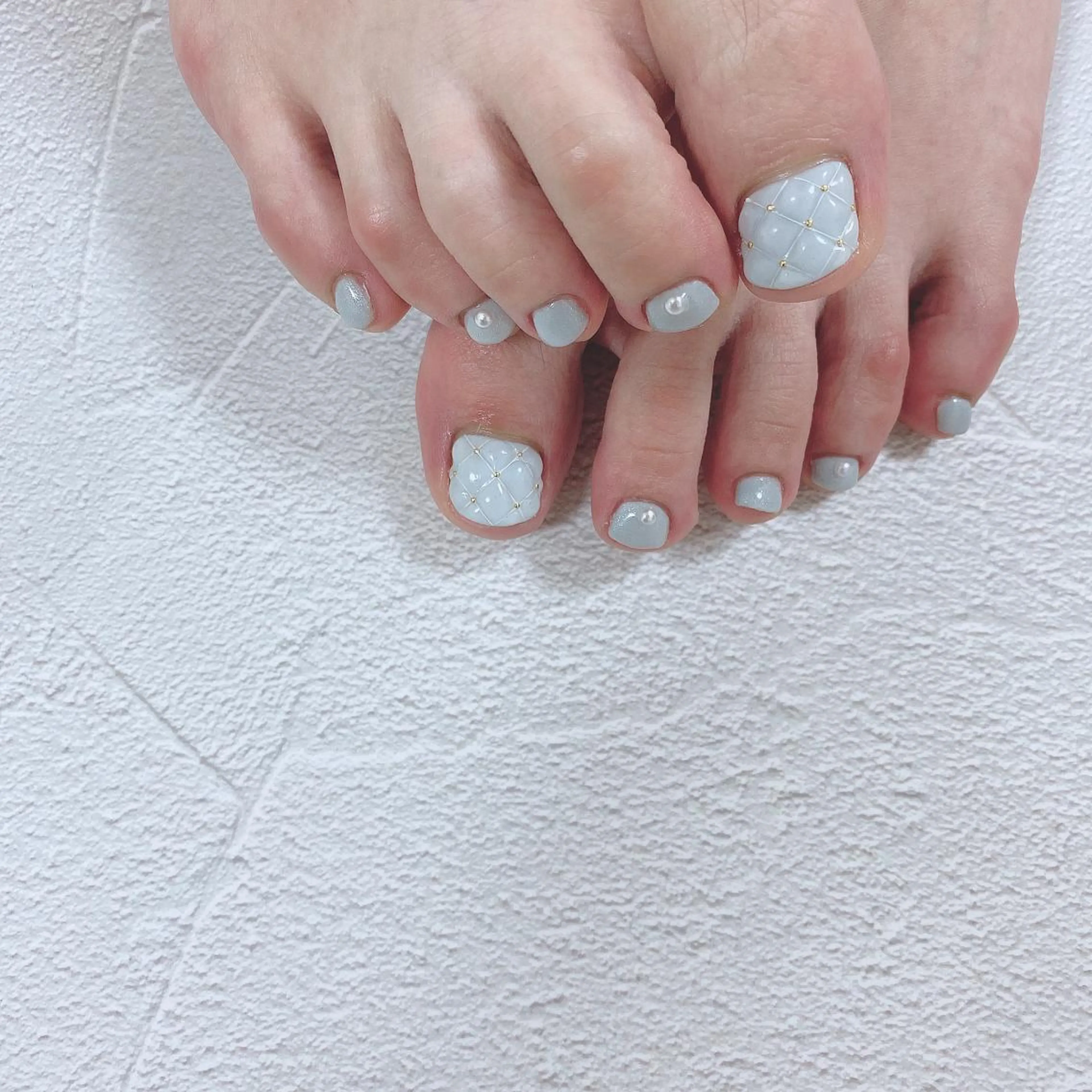 ネイル マグネットネイル フットネイル SOL NAILのネイルデザイン