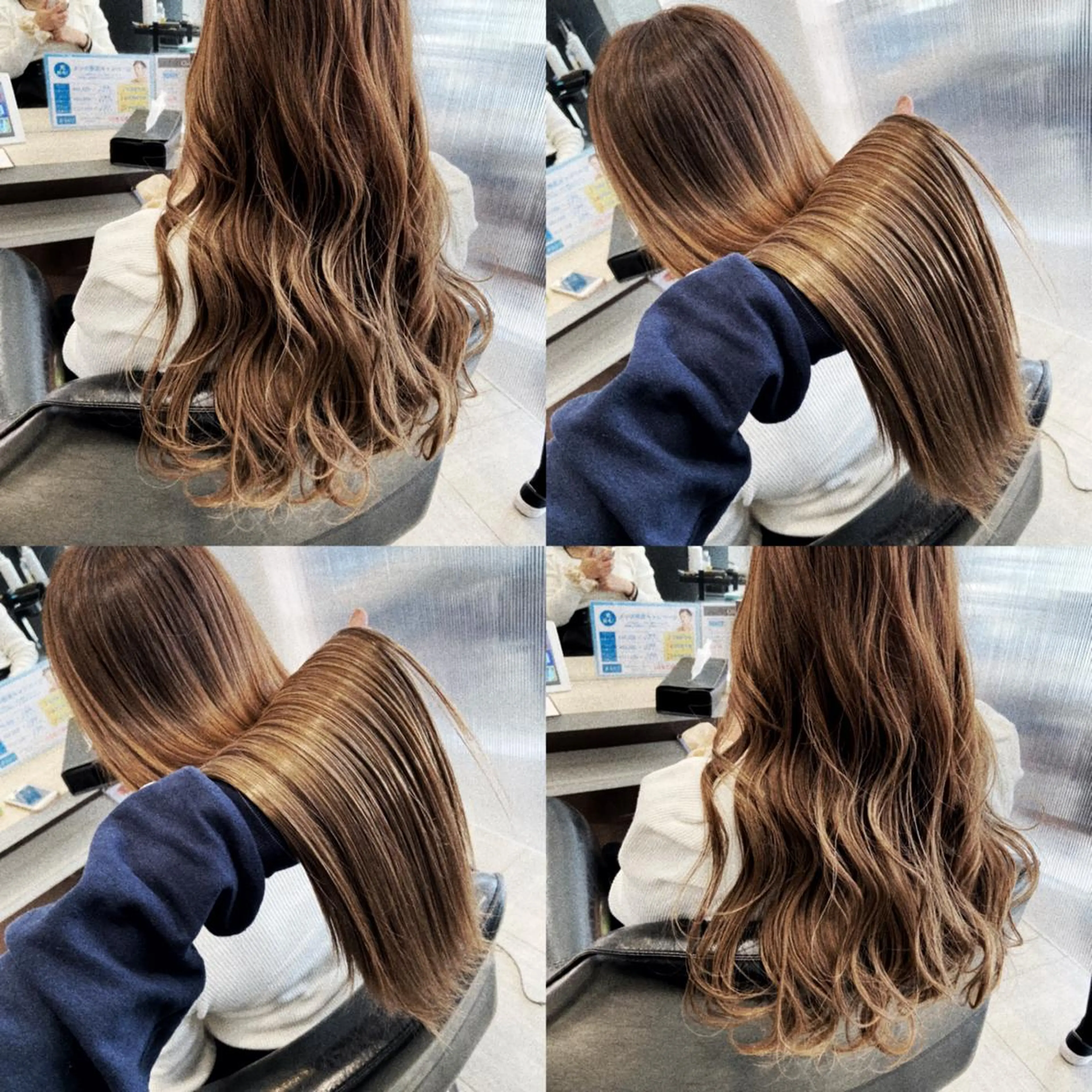 ロング カラー ヘアカラー トリートメント メンズカット タノクラのヘアスタイル