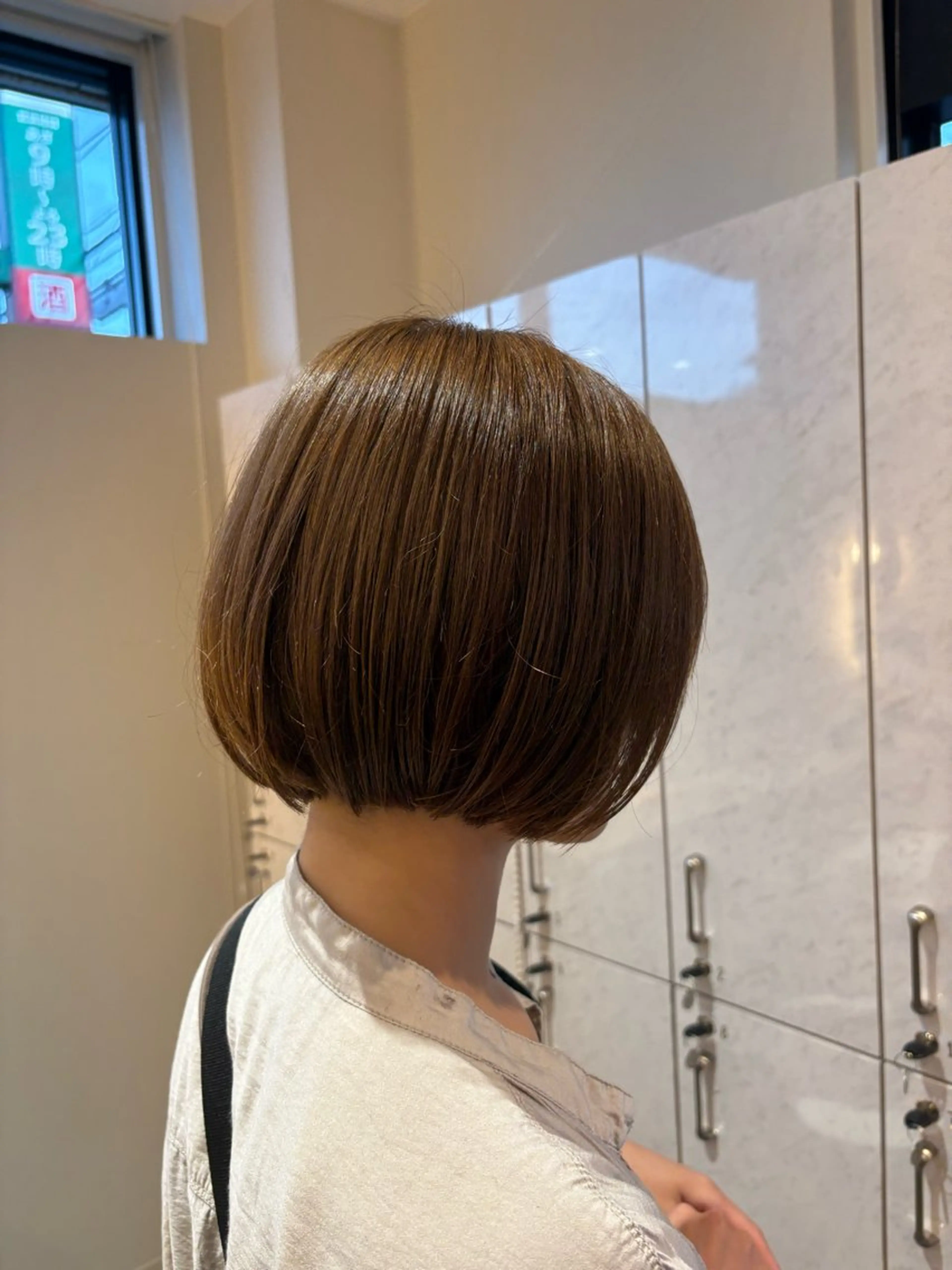 ショート カラー グレージュ モカグレージュ カット ヘアカラー レイヤー/透明感/髪 質改善/メンズ/佐藤のヘアスタイル