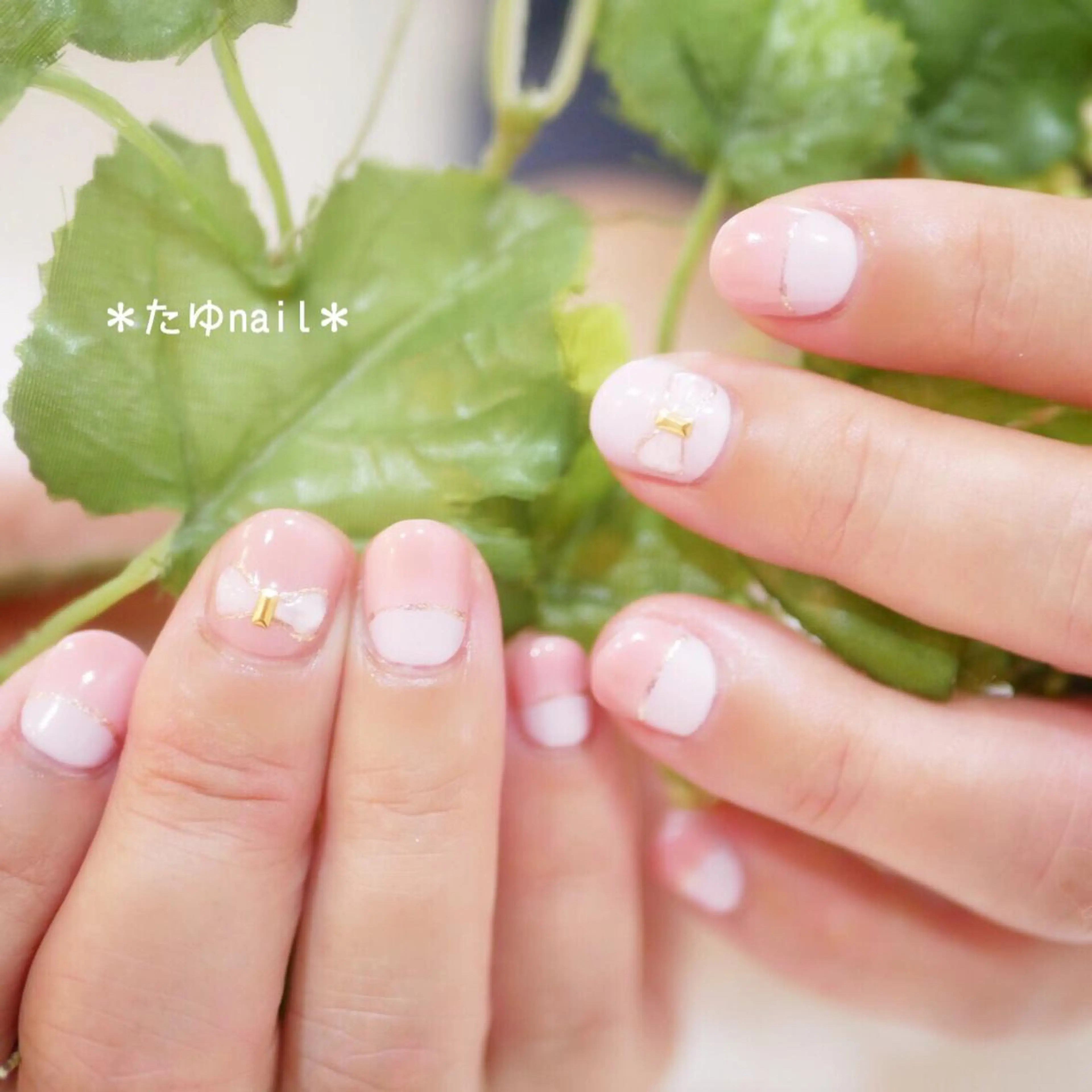 ネイル ハンドネイル ネイルサロン・ネイルスクール　たゆnail所属・ネイルサロン 【たゆnail】のネイルデザイン