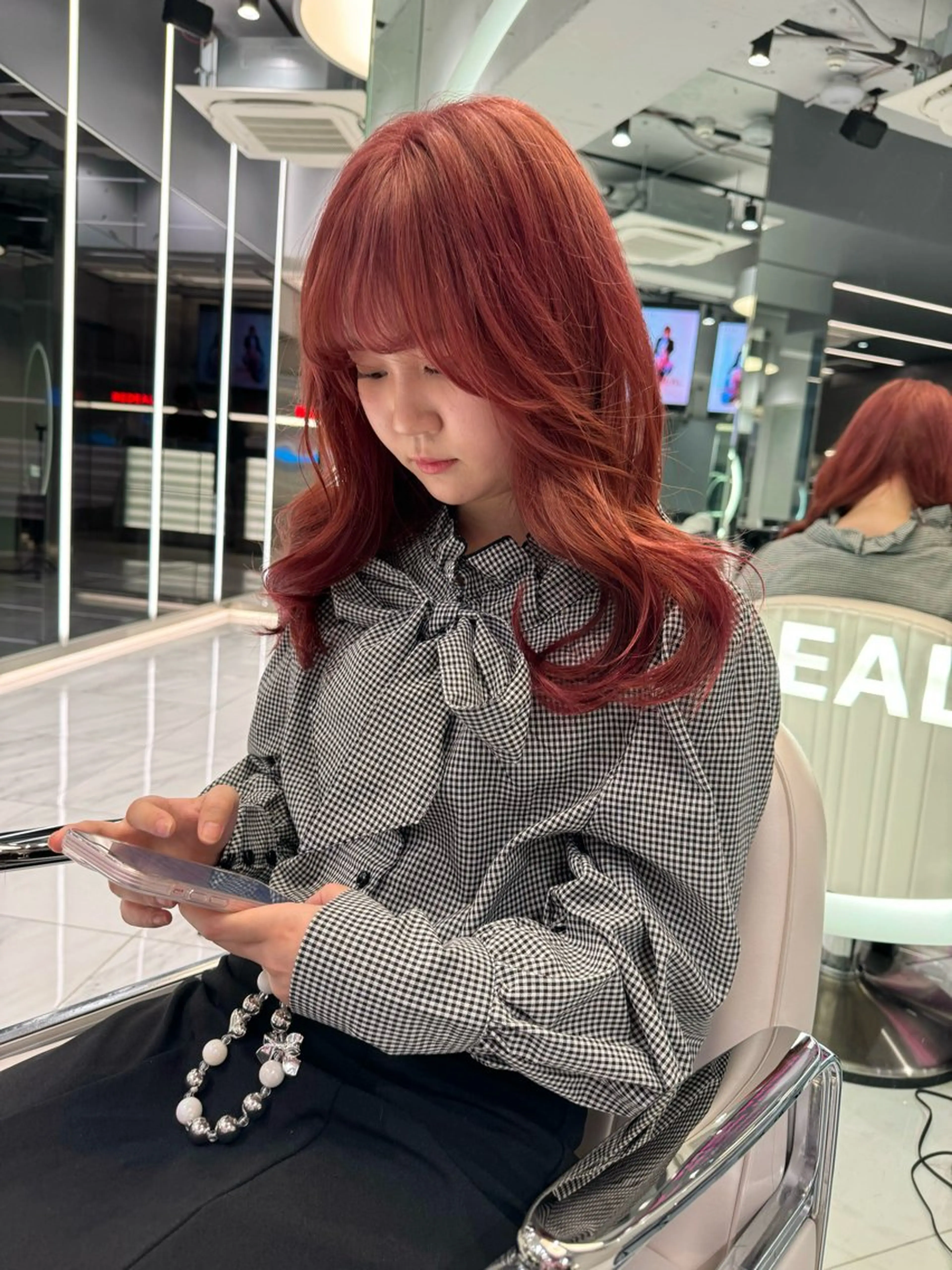 セミロング REDEAL SHIBUYA所属・maya/レイヤー カット/ミインパーマのヘアスタイル