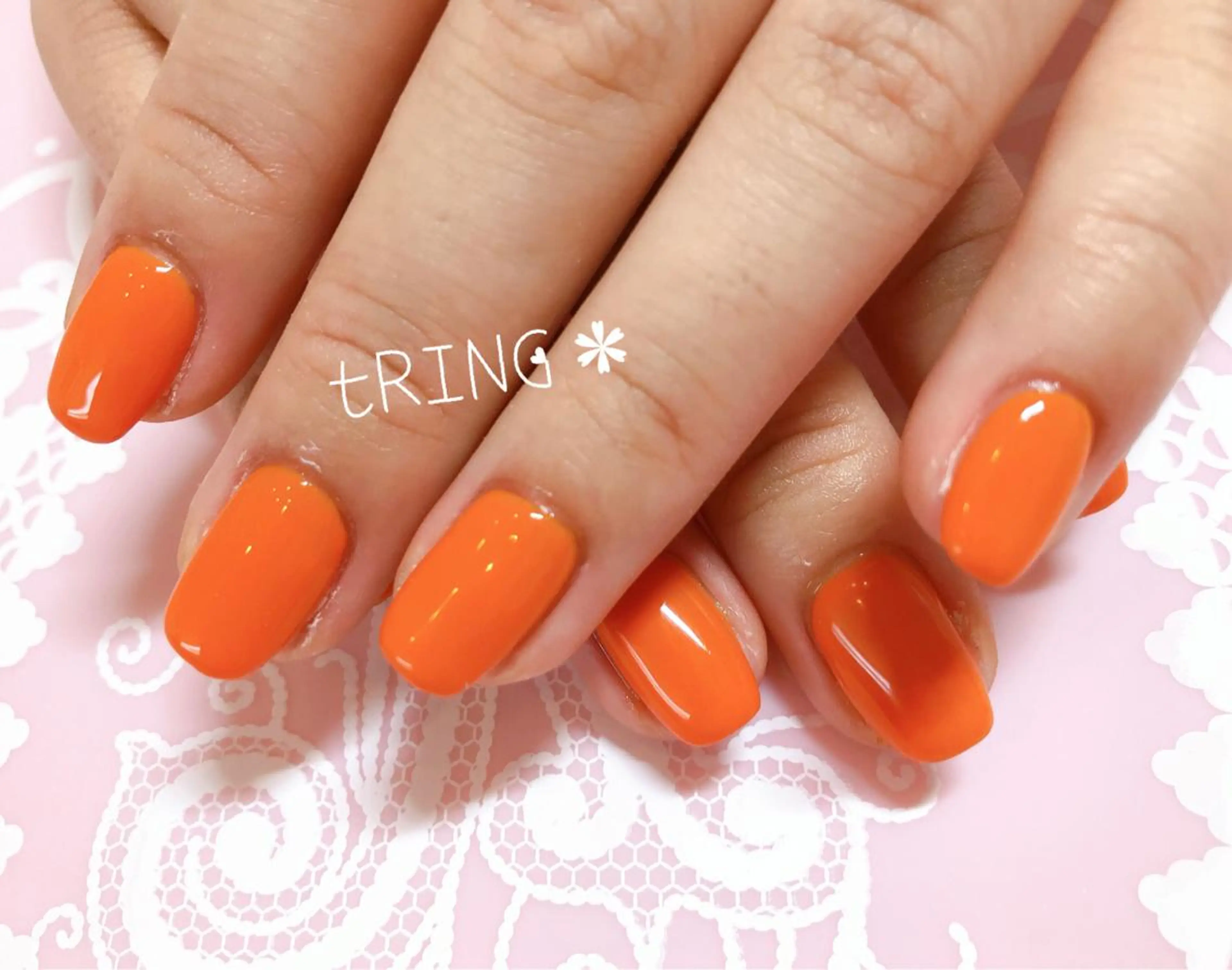 ネイル ハンドネイル tRING＊ しいの木台のネイルデザイン