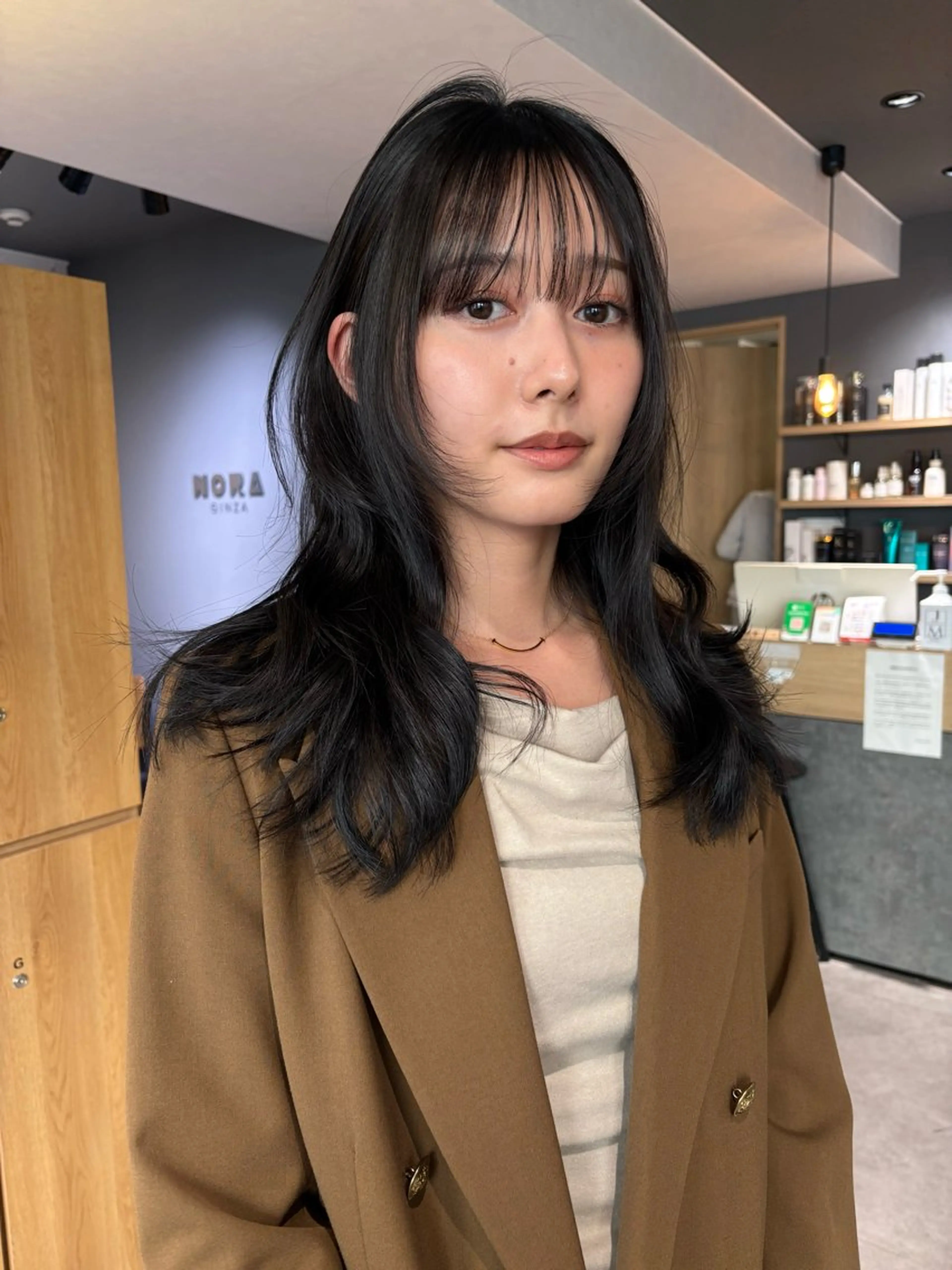ロング レイヤーカット SALOWIN新潟万代所属・緑川 瑞穂のヘアスタイル