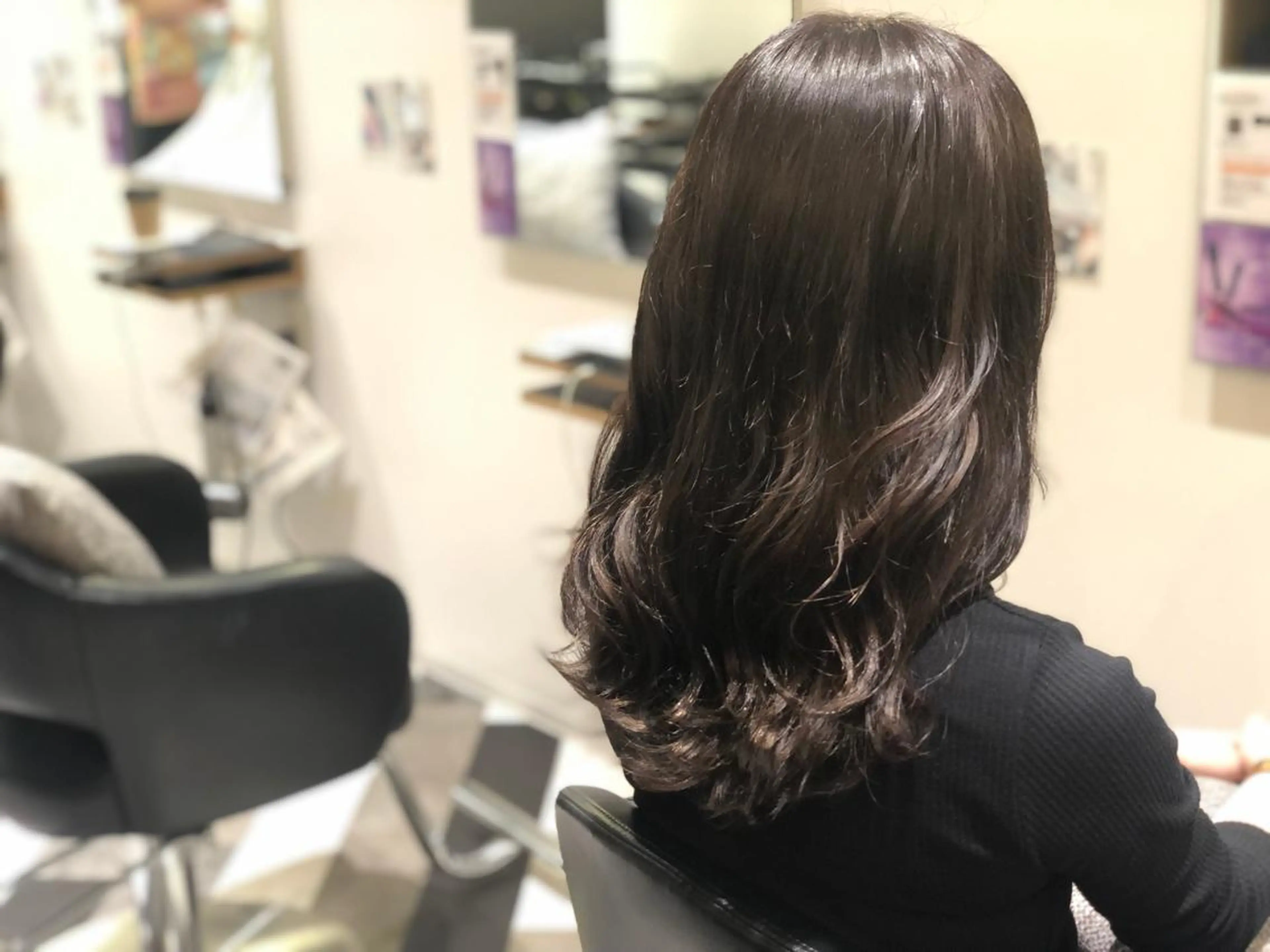 セミロング カット ヘアカラー トリートメント ヘッドスパ 貴方に似合うを見つけ ます🌱市川リョウカのヘアスタイル