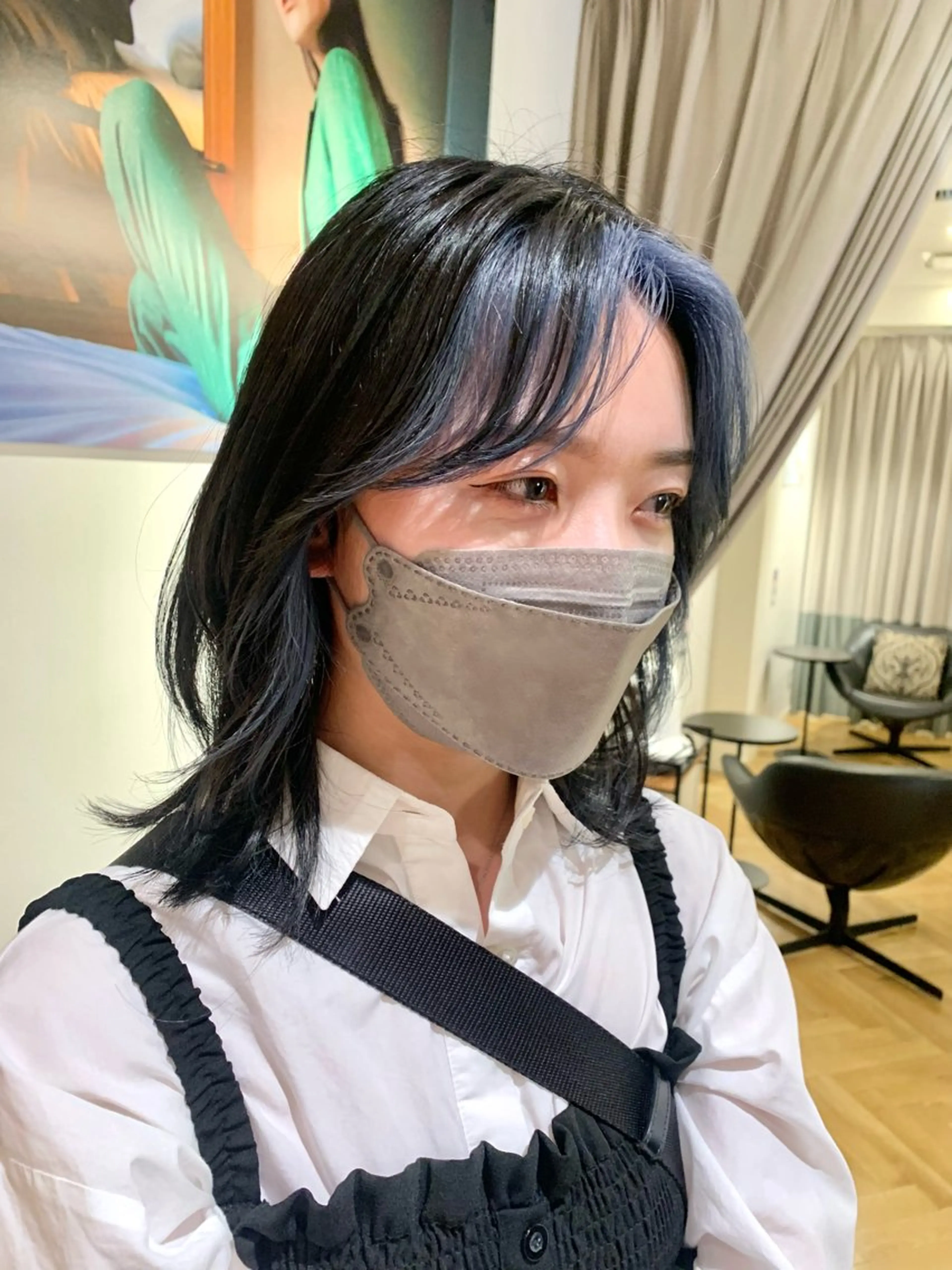 ミディアム カラー ヘアカラー トリートメント Ｖｉｏｔ  銀座 樋口 桃佳のヘアスタイル