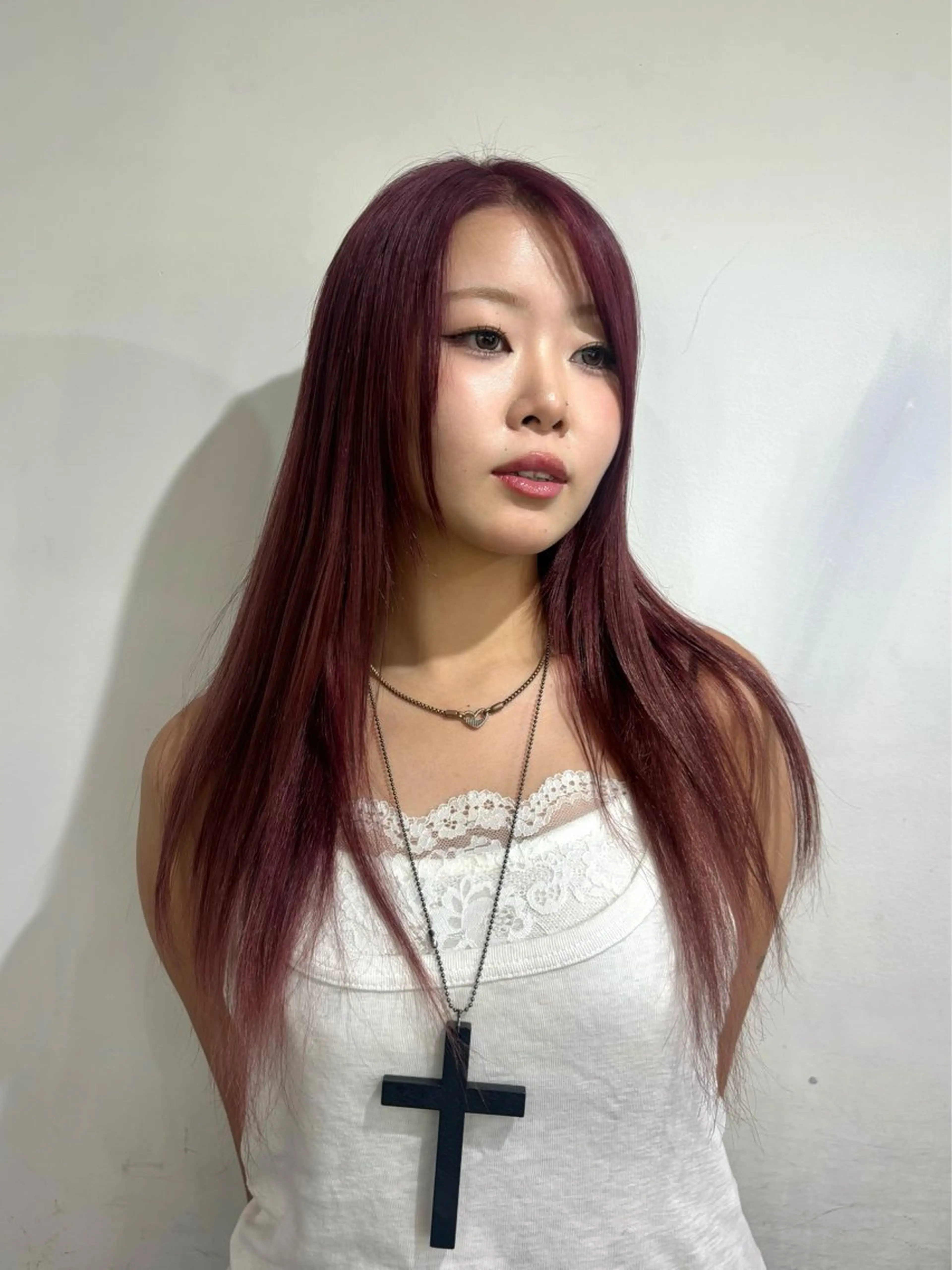 ロング カラー ヘアアレンジ ニュアンスカラー🧶 nanacoのヘアスタイル