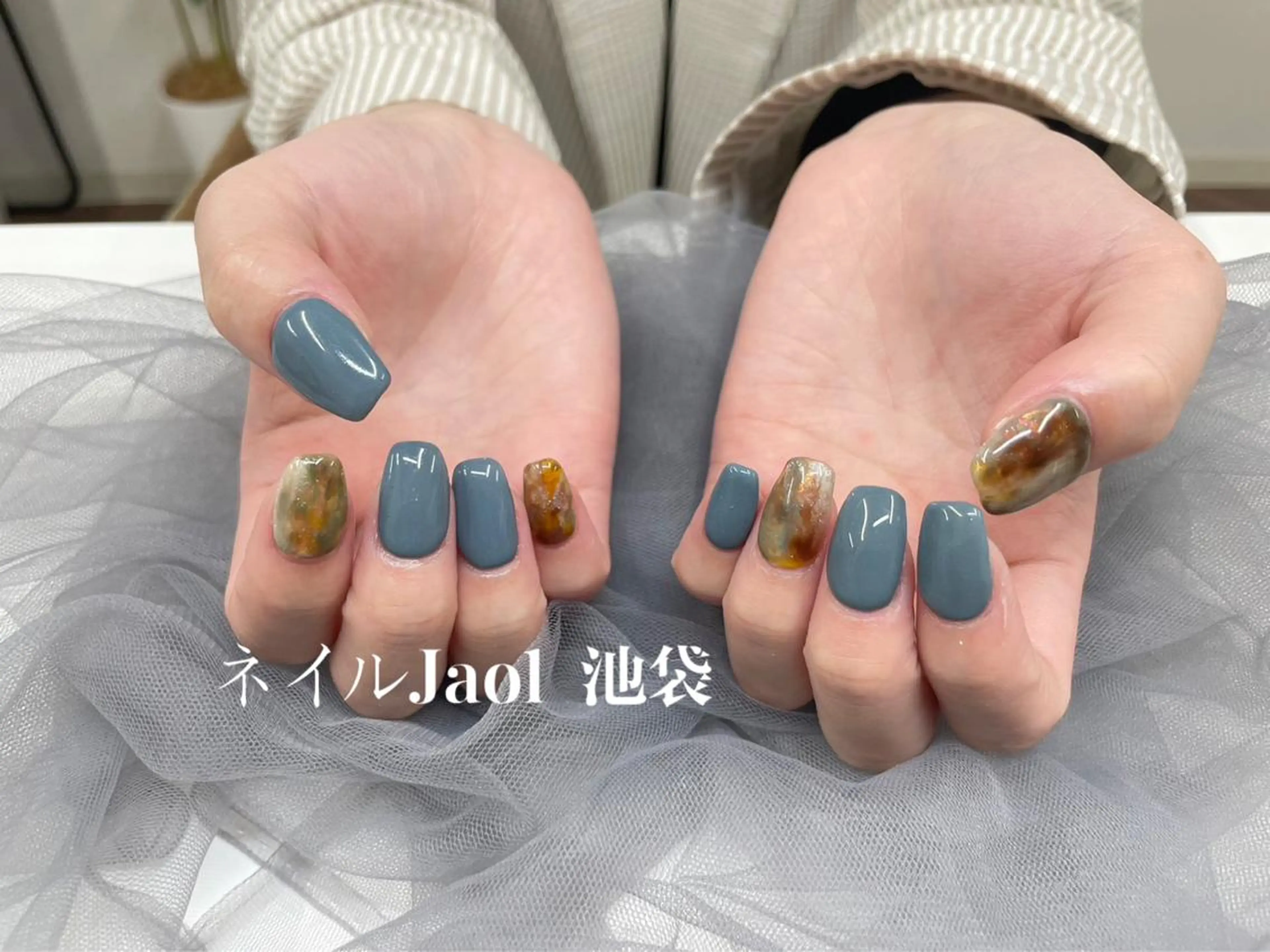 ミディアム ハンドネイル nail jaol池袋店所属・ネイルJaol 池袋のネイルデザイン