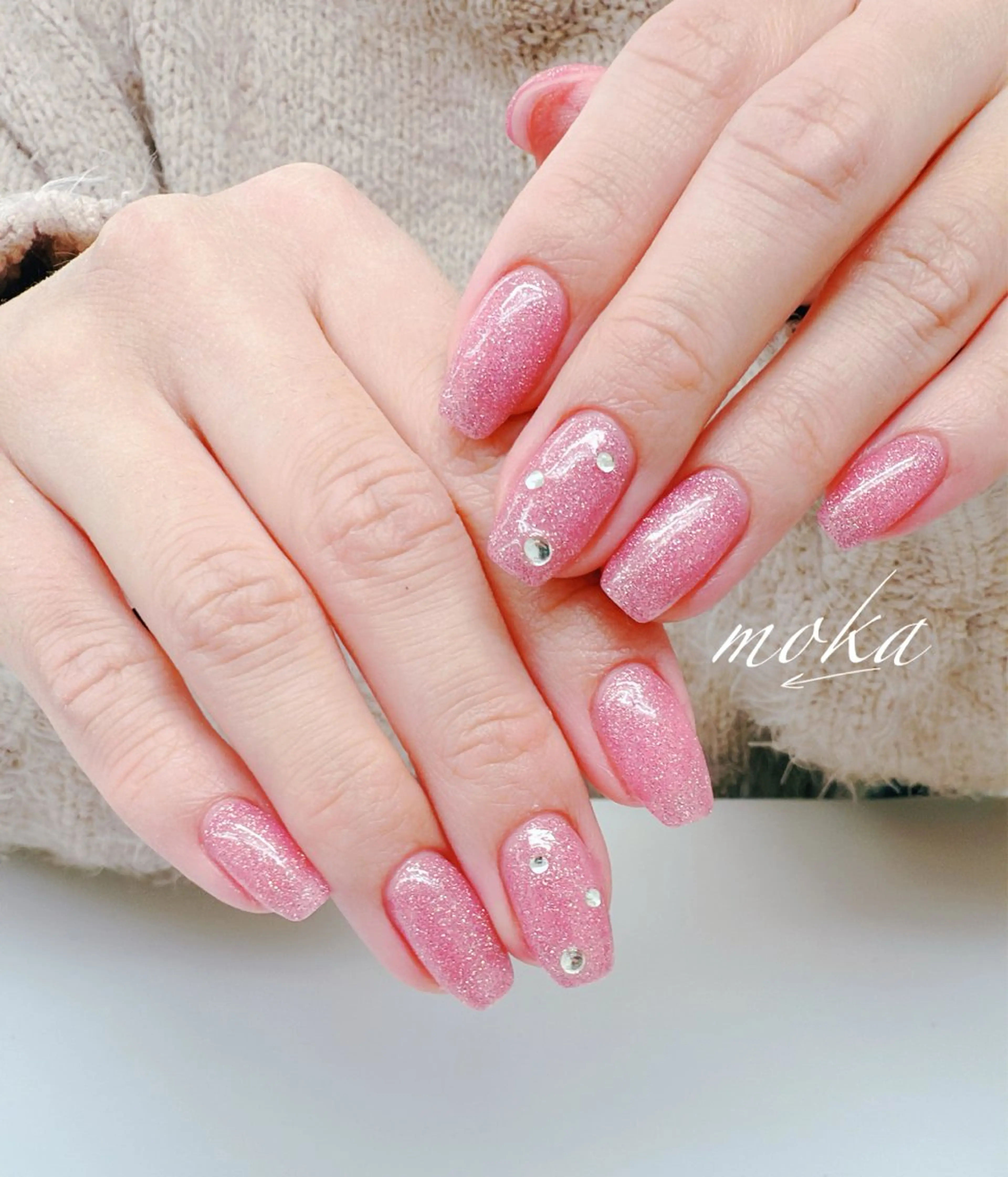 ネイル ハンドネイル 胡蝶蘭レディースサロ ンNailMOKAのネイルデザイン