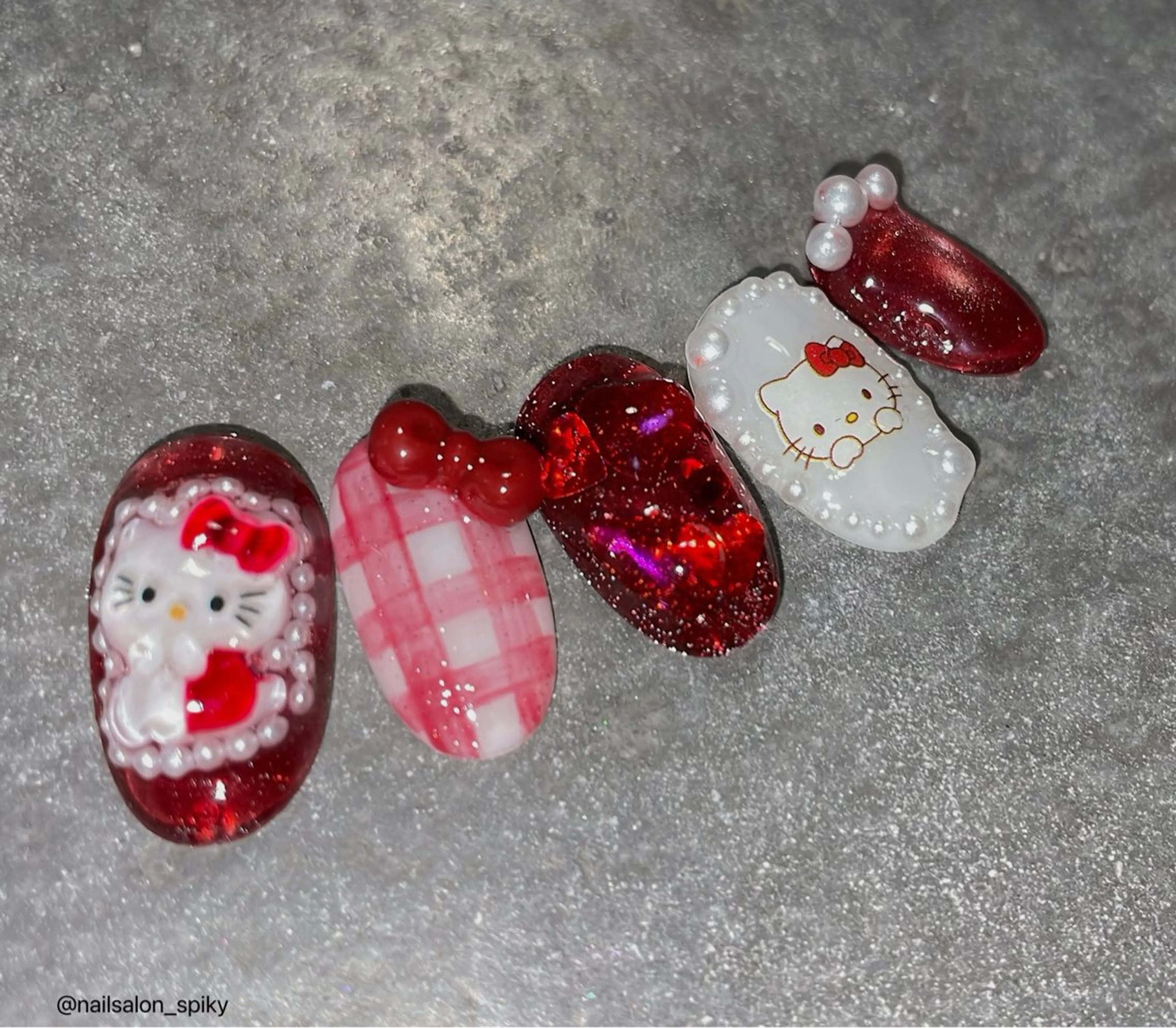 ネイル Spiky とうげ ふうかのネイルデザイン