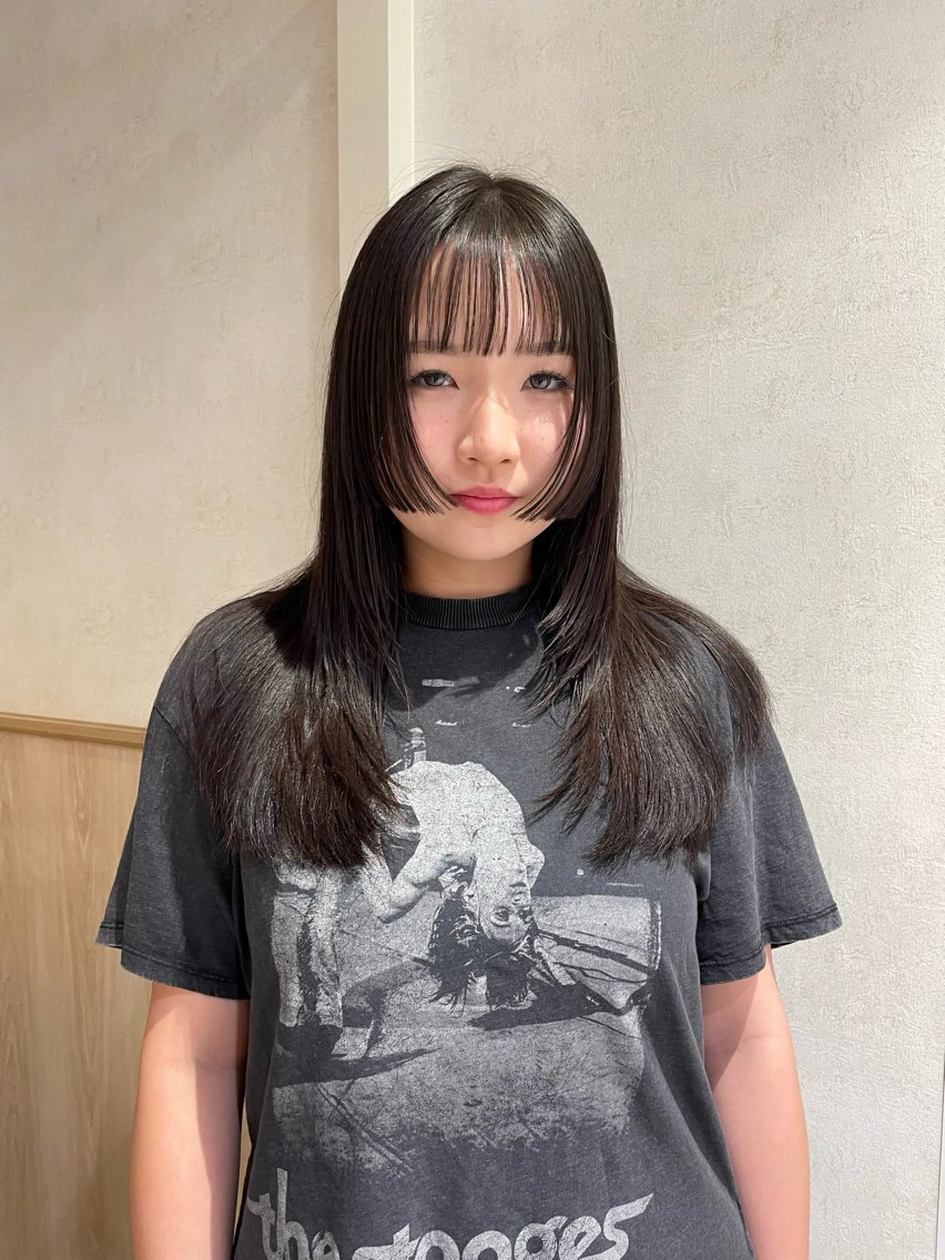 セミロング haru/レイヤー/ ウルフのヘアスタイル