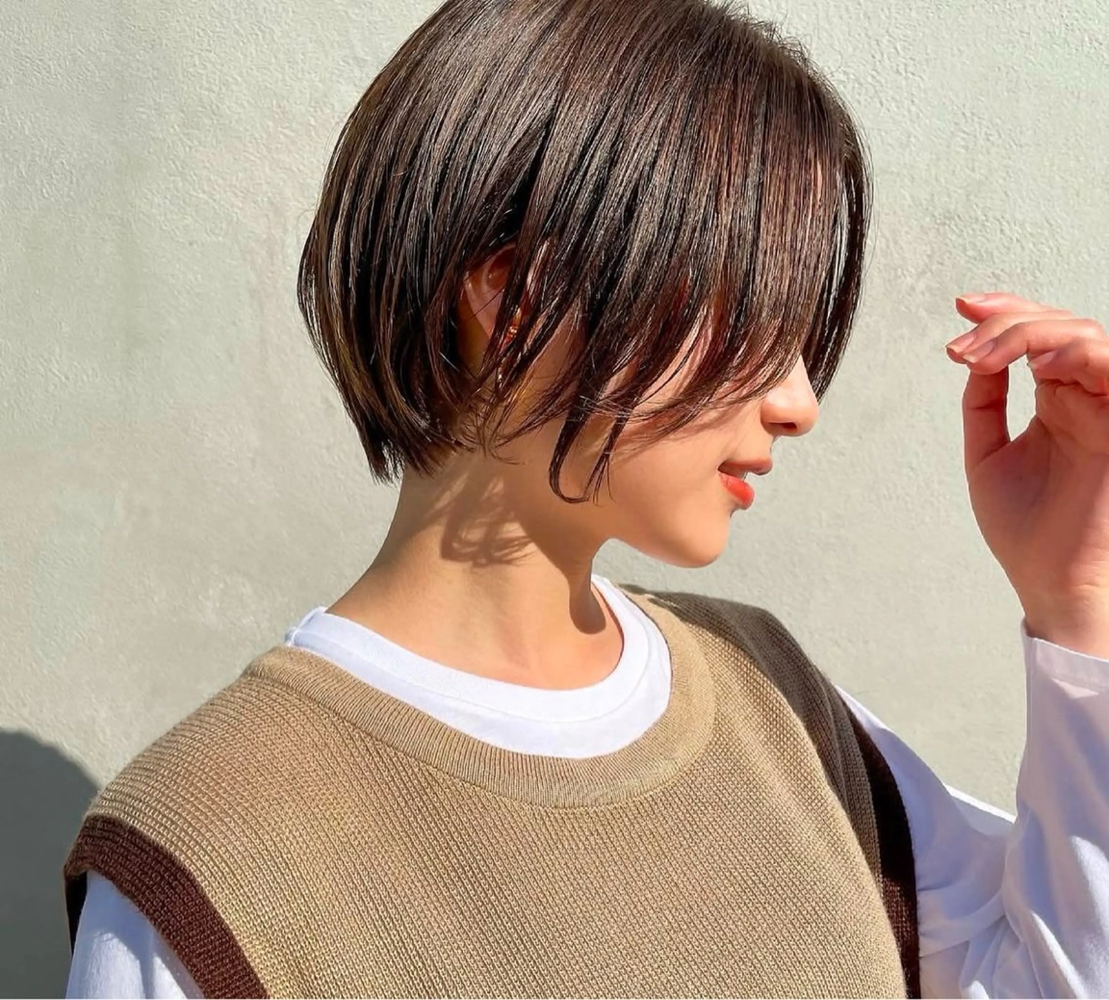 ショートカットの写真