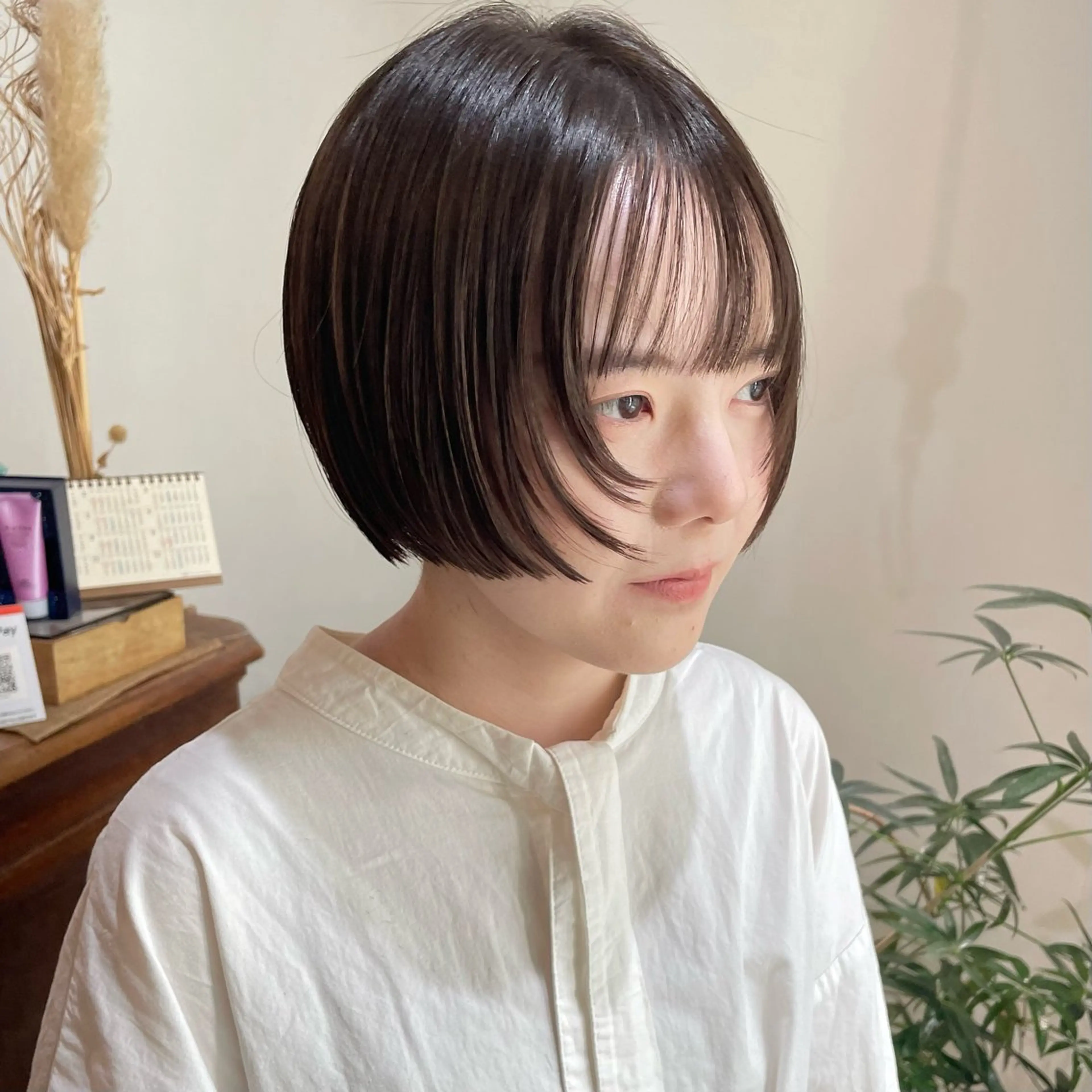 ショート 顔周りカット 小顔カット ショート/ブリーチ mizuki🐋のヘアスタイル