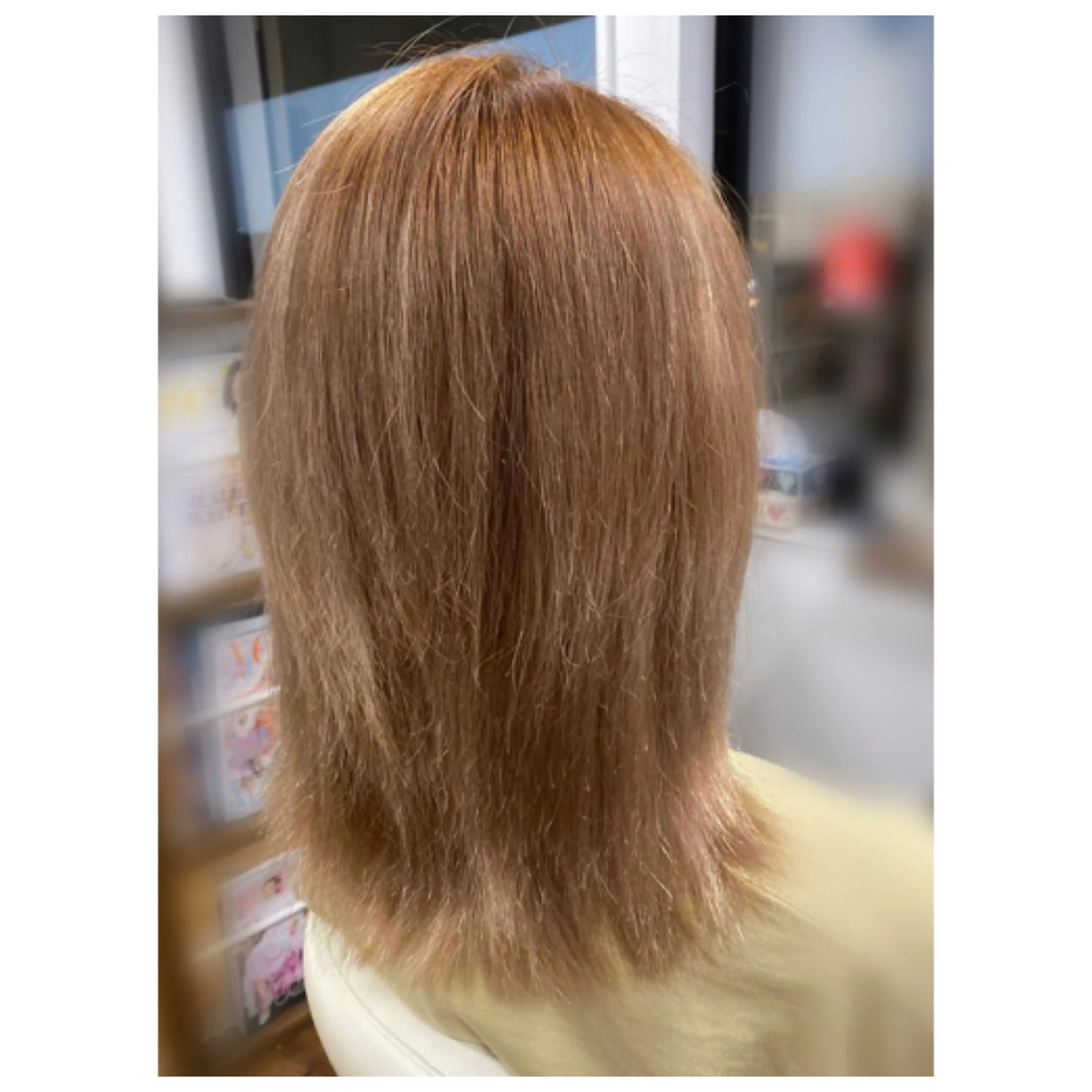 ミディアム カラー ヘアカラー Tendre Rêveのマツエク・マツパデザイン