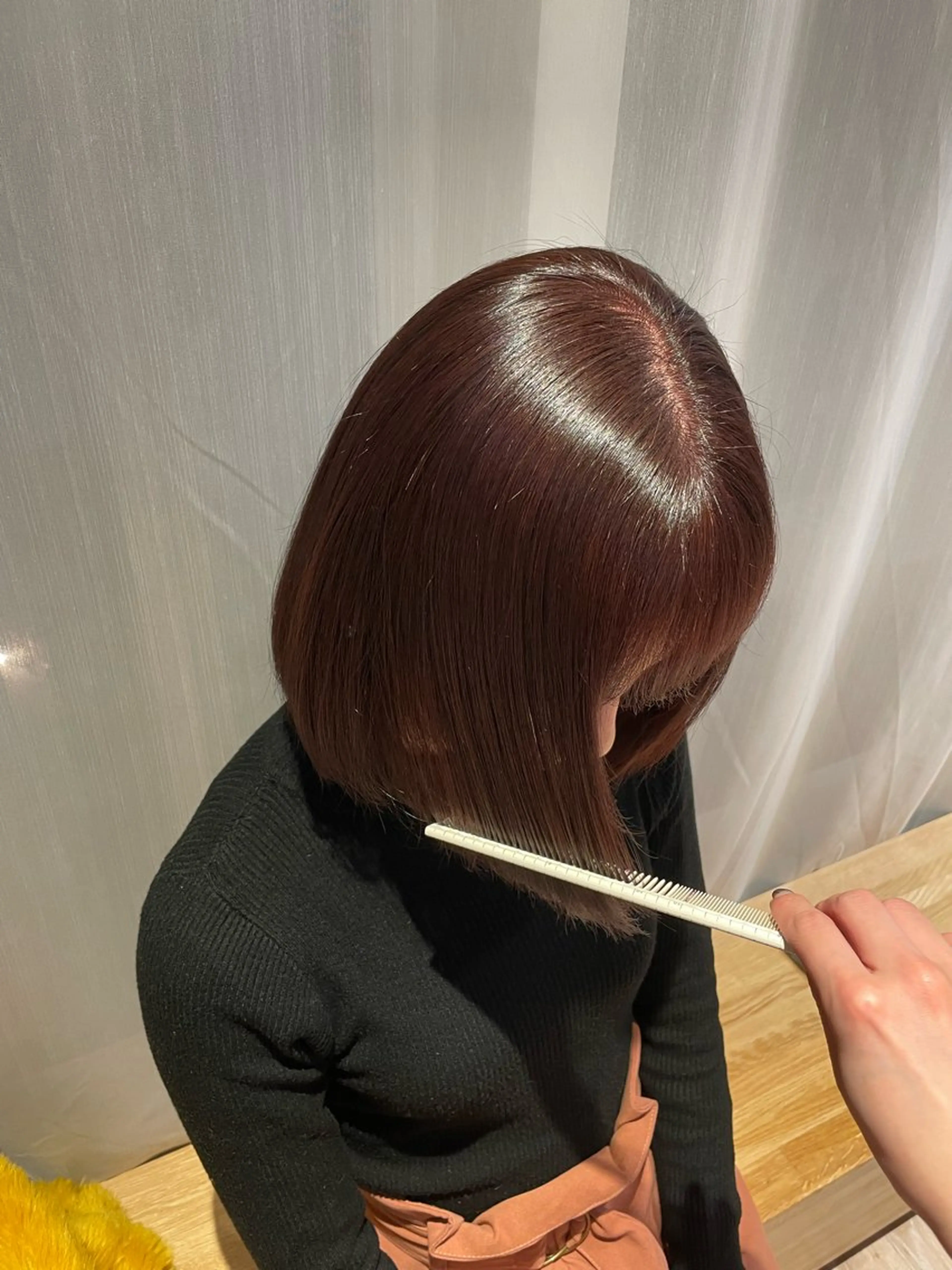 ミディアム カラー レッドカラー say.所属・たなか こころ🎀のヘアスタイル