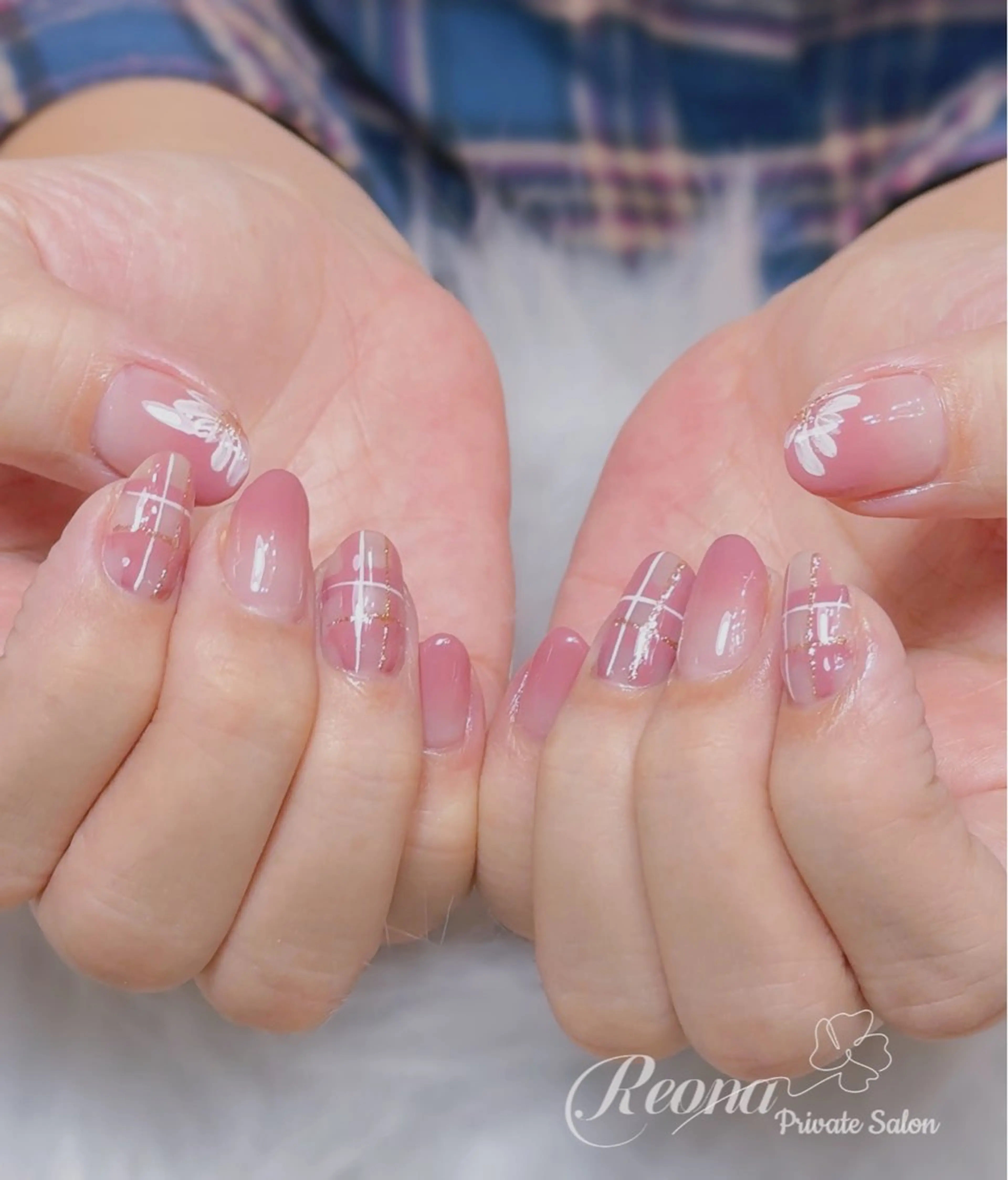 ネイル ジェルネイル ハート マグネットネイル ミラーネイル パラジェル Reona nail所属・Reona Nailのネイルデザイン