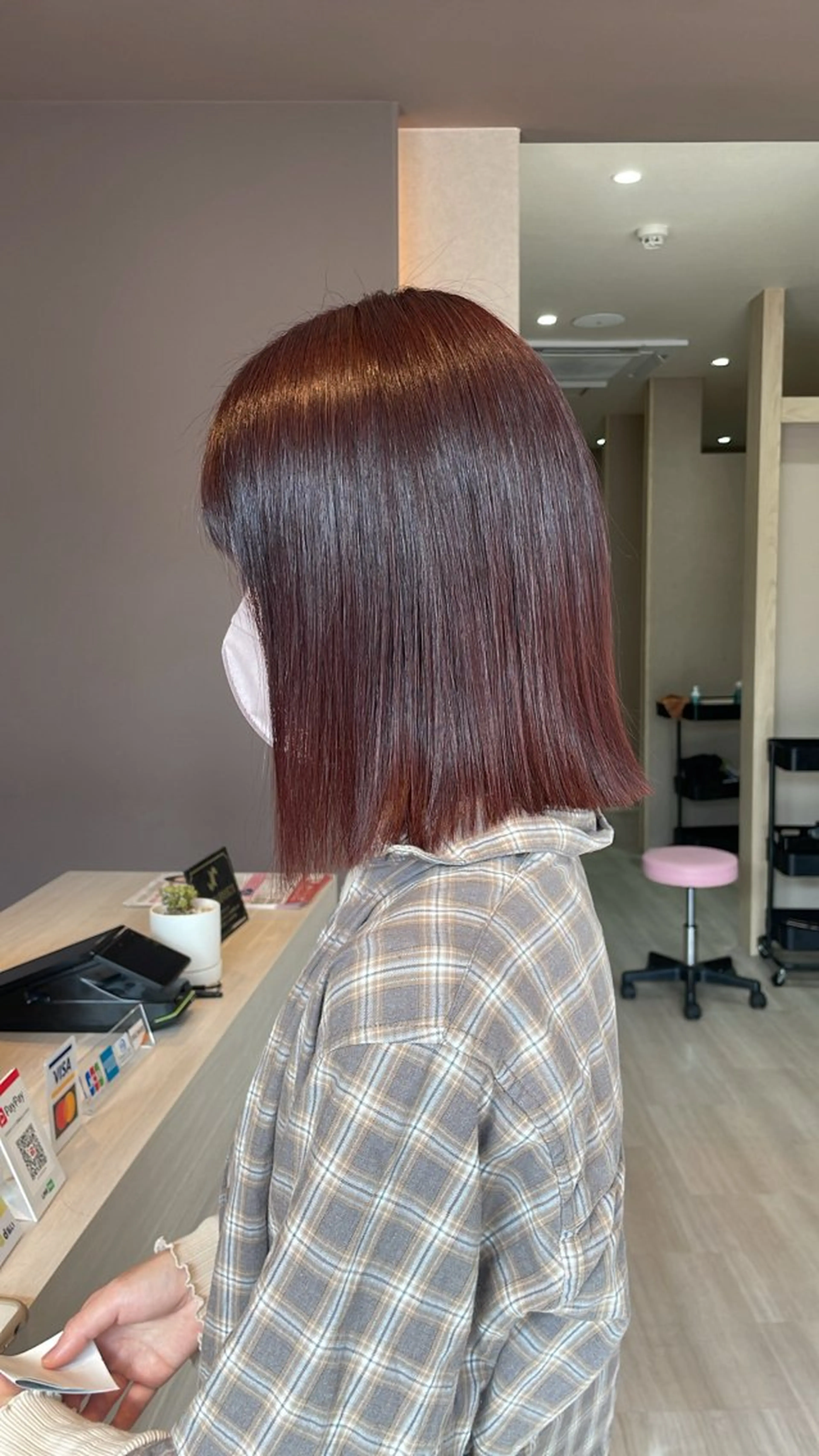 ミディアム カラー カット トリートメント 岐阜/各務原 スタイリスト🎀のヘアスタイル