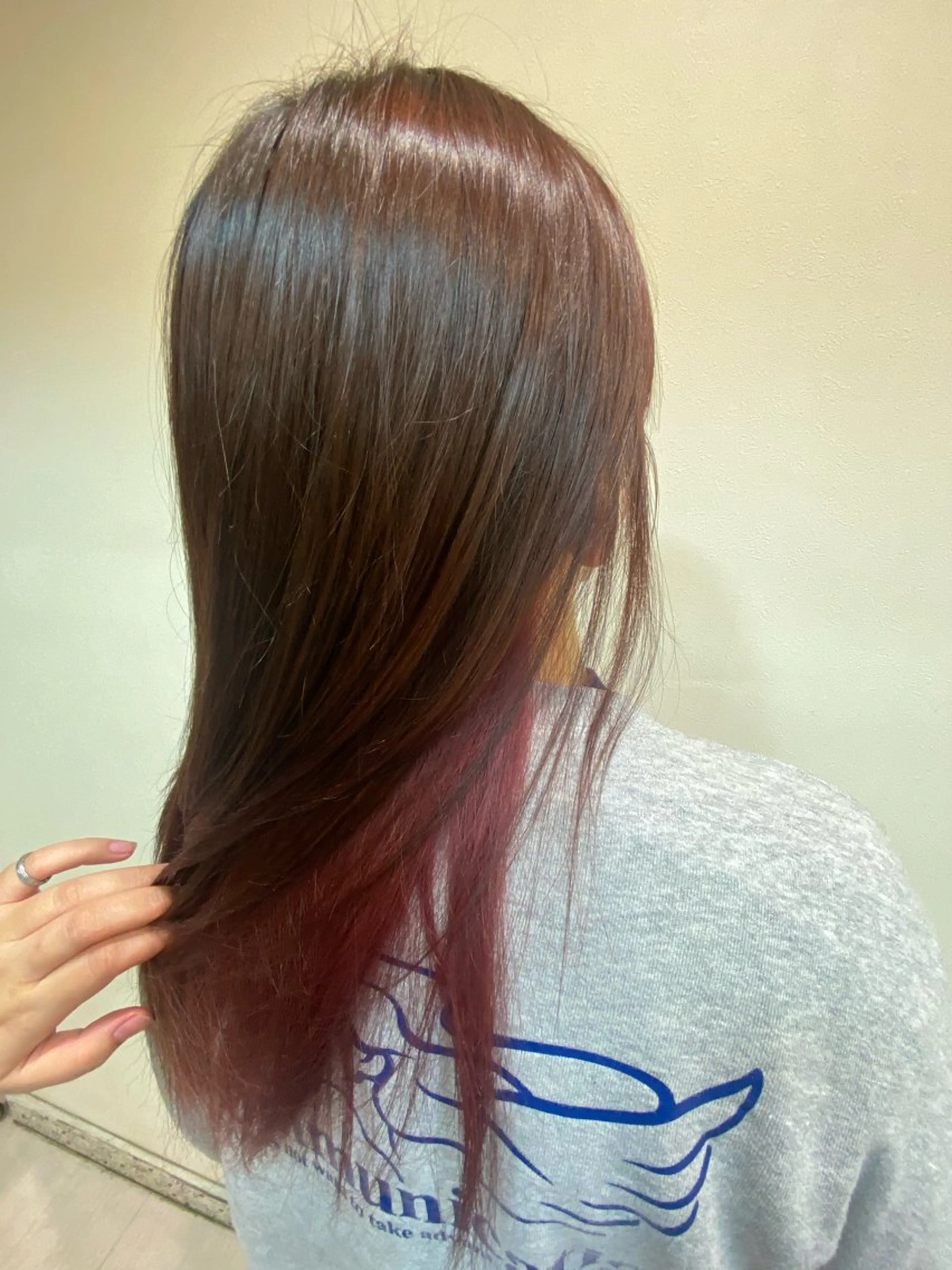 カット＋インナーカラー＋トリートメントの写真