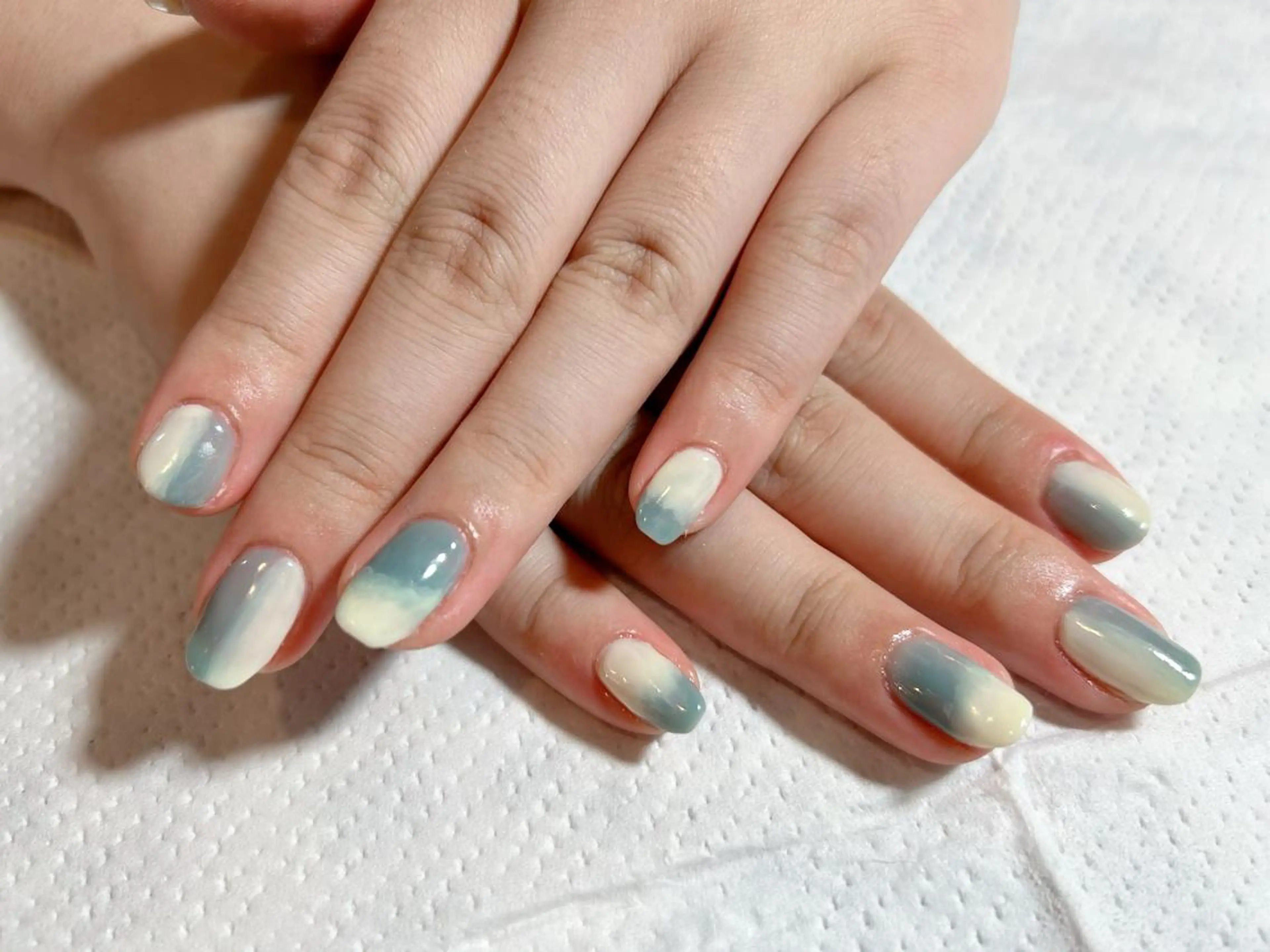 ネイル 春ネイル ハンドネイル ハンドケア Ainchi nail所属・＊ misa ＊のネイルデザイン