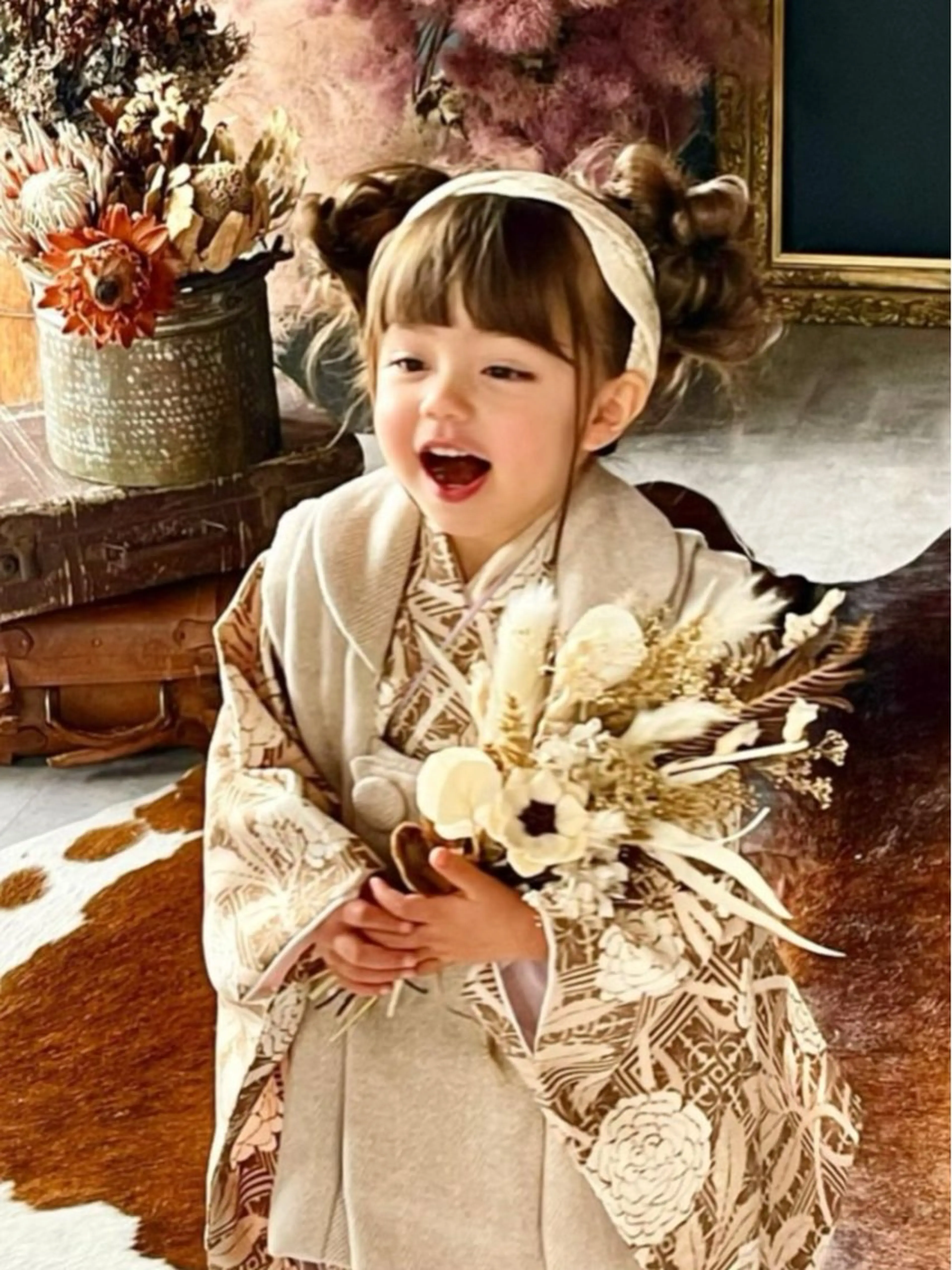 キッズor七五三(３歳)ヘアセットの写真