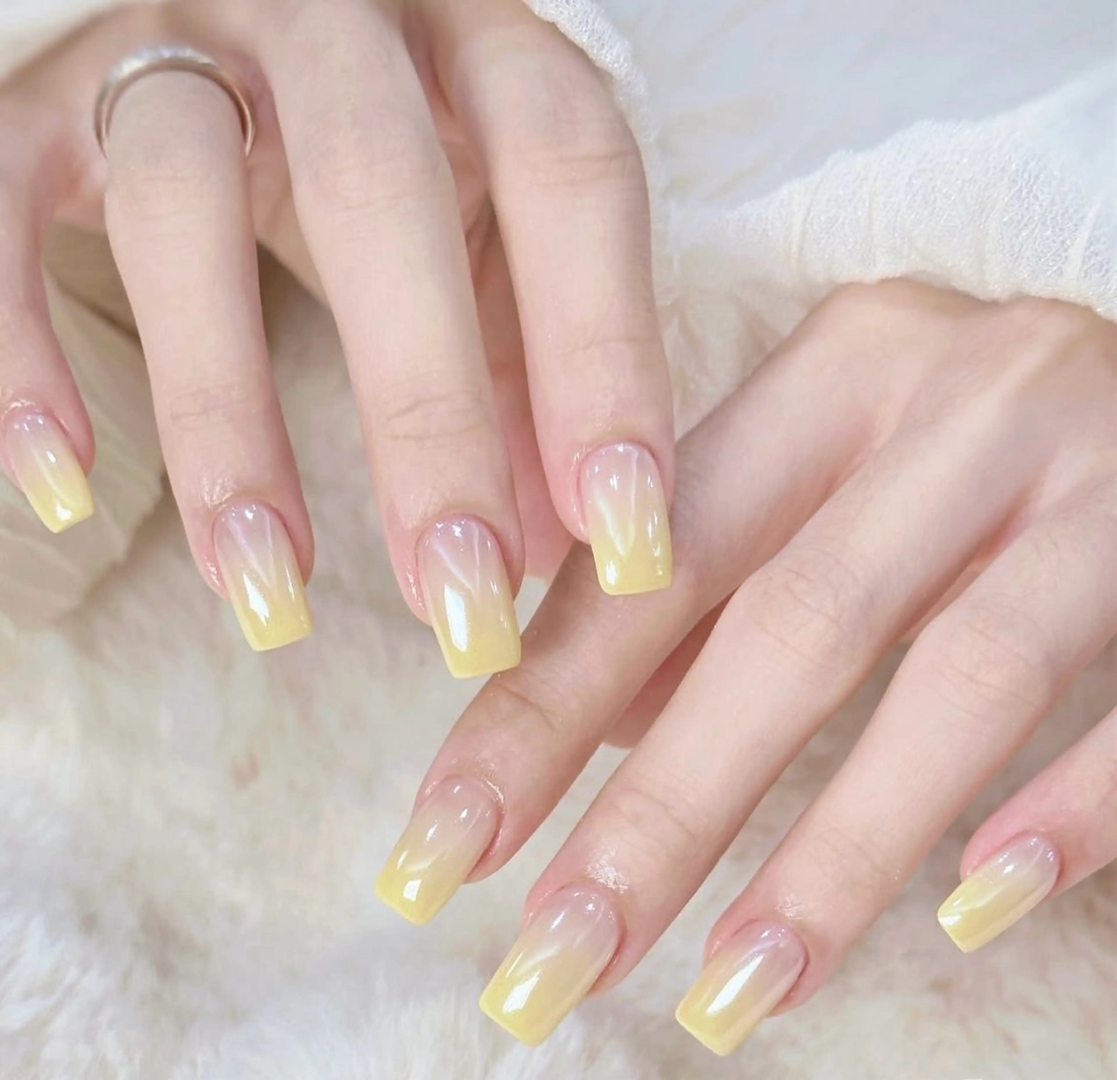 ネイル 韓国ネイル 持ち込み ニュアンスネイル ネイルチップ ハンドネイル TABI ANA.CHUOのネイルデザイン