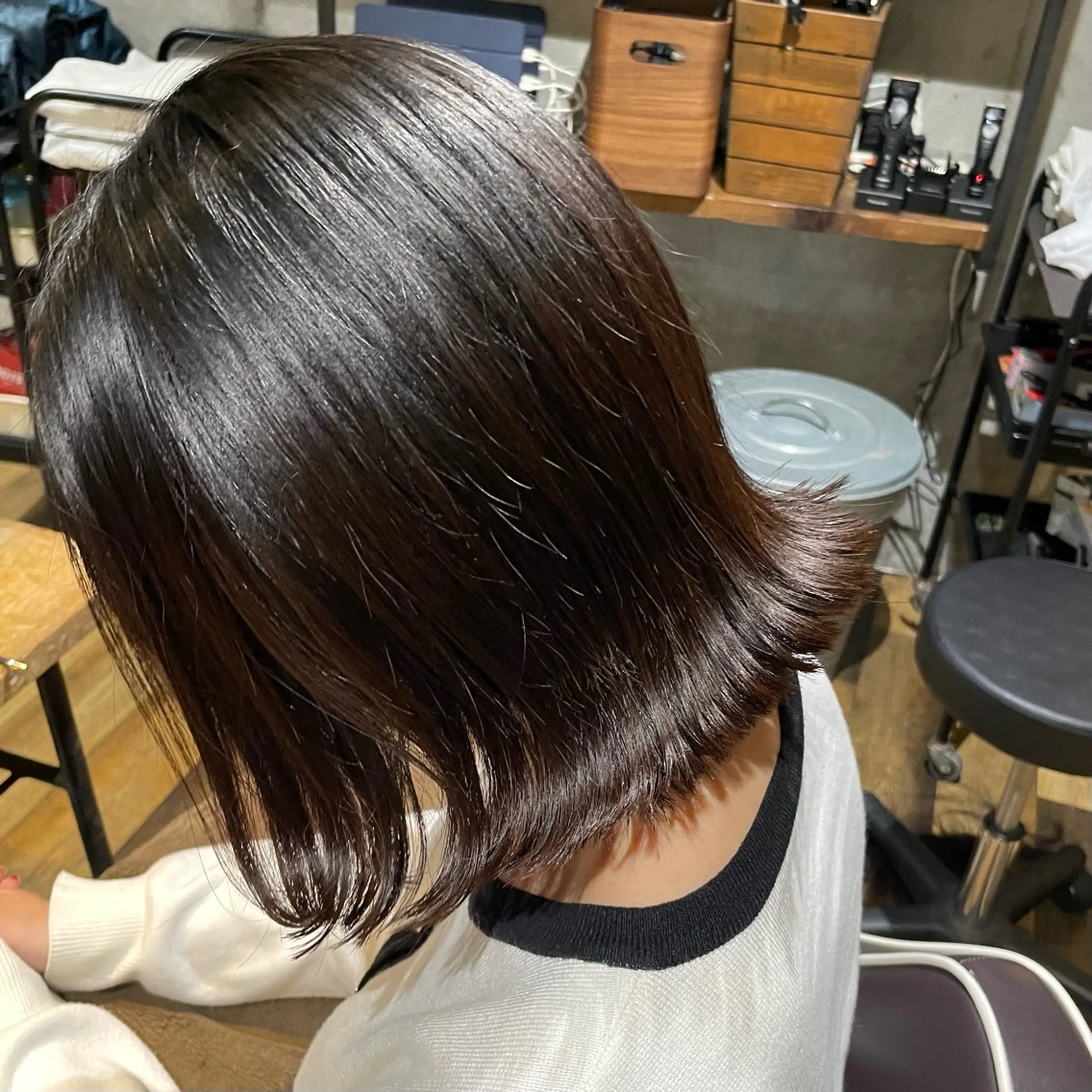 ショート 切りっぱなしボブ ボブ 大 場のヘアスタイル