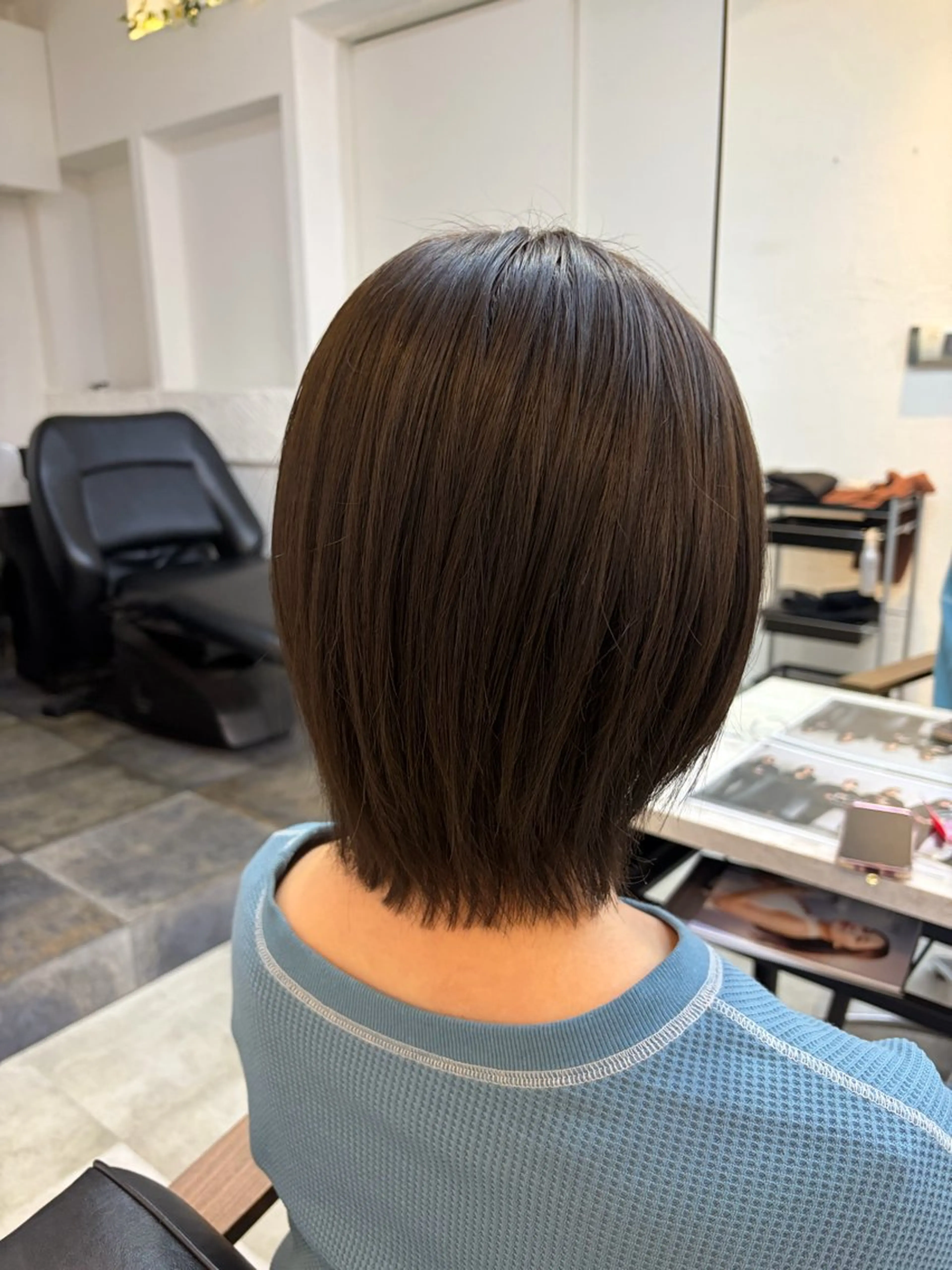 ミディアム カラー 🥀韓国ヘア🥀 宮津真菜のヘアスタイル