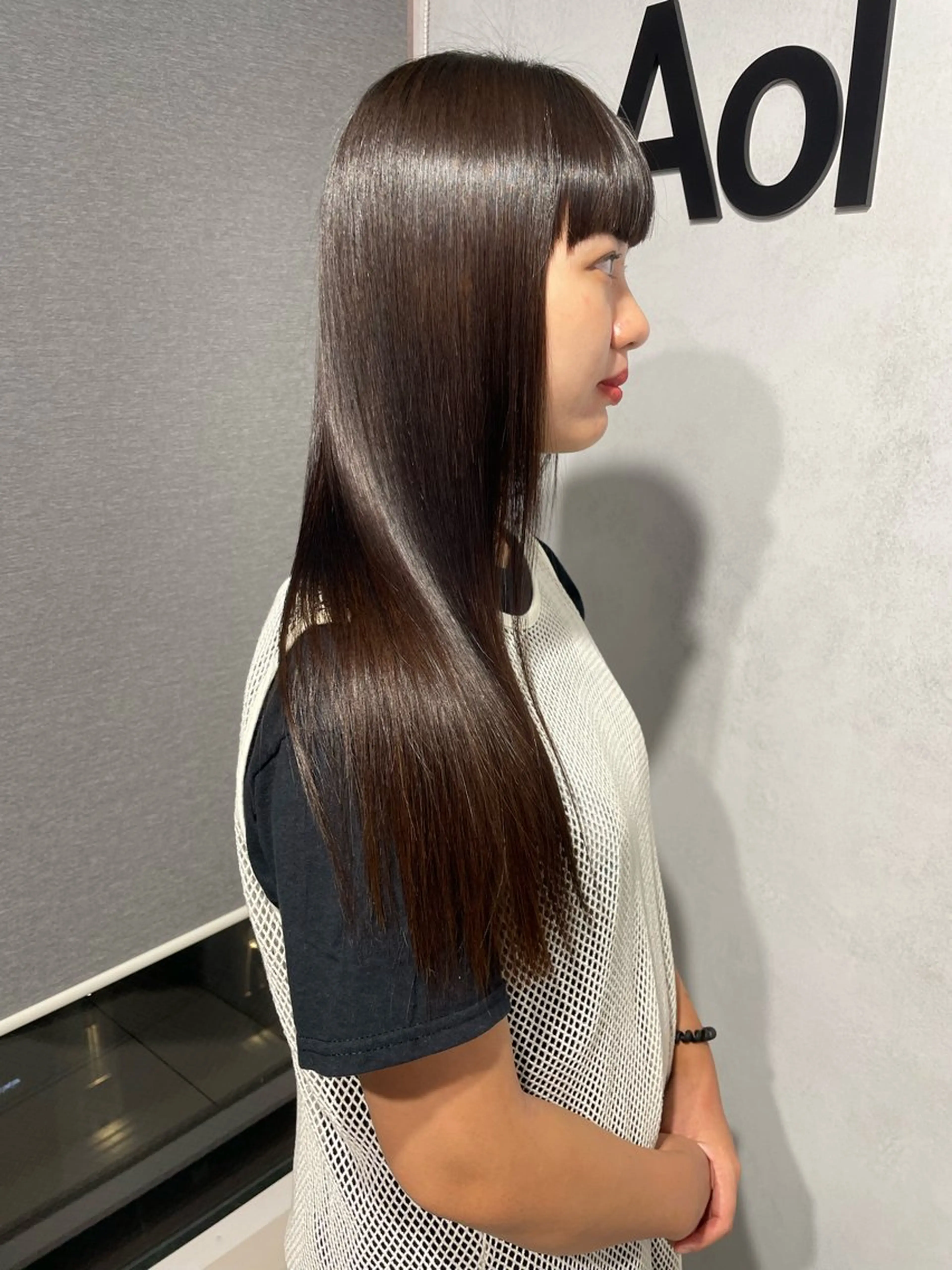 ロング カット 縮毛矯正 トリートメント ヘッドスパ ✨髪質改善✨美髪 矯正🫧小泉のヘアスタイル