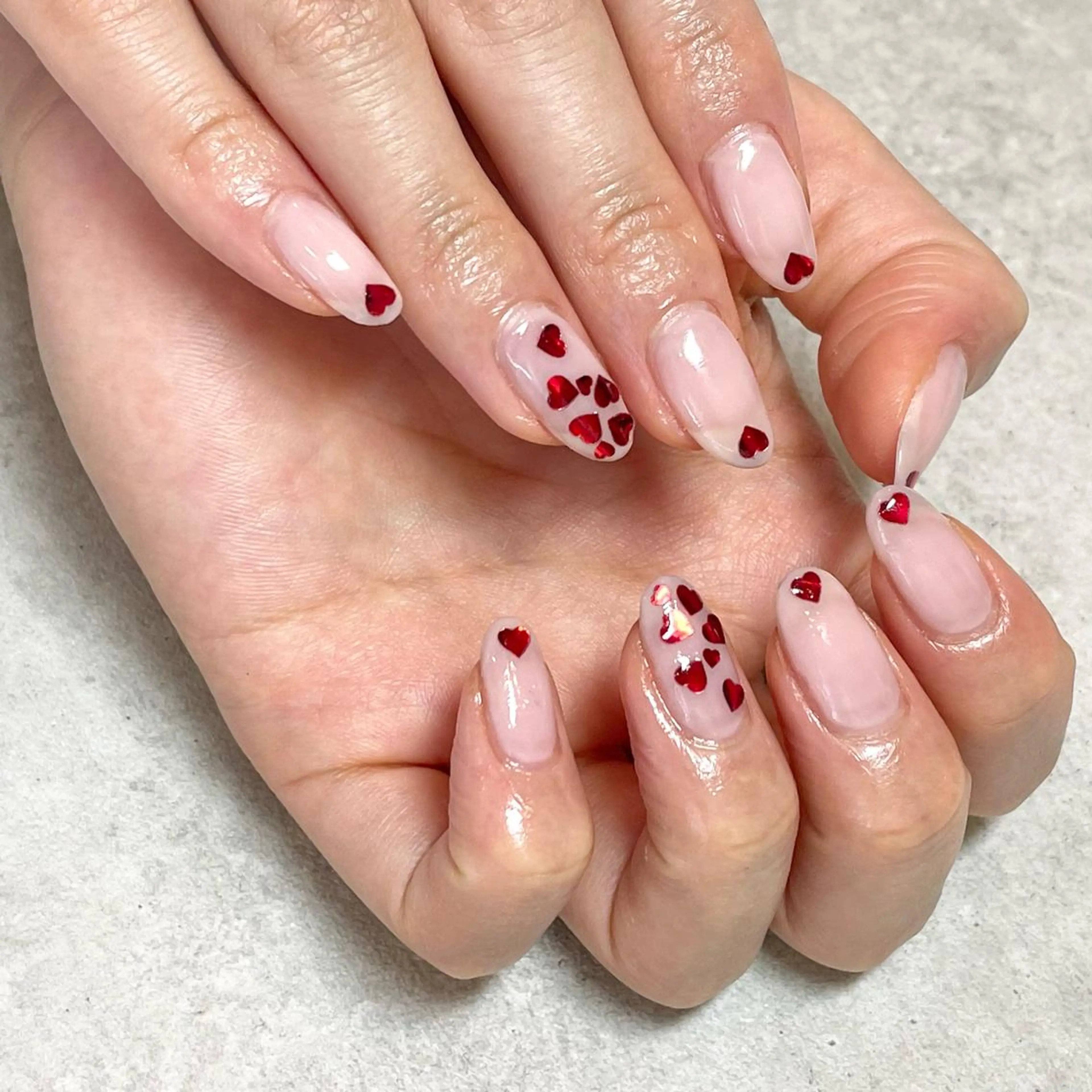 ネイル バレンタイン CHOUETTE所属・CHOUETTE Shioriのネイルデザイン