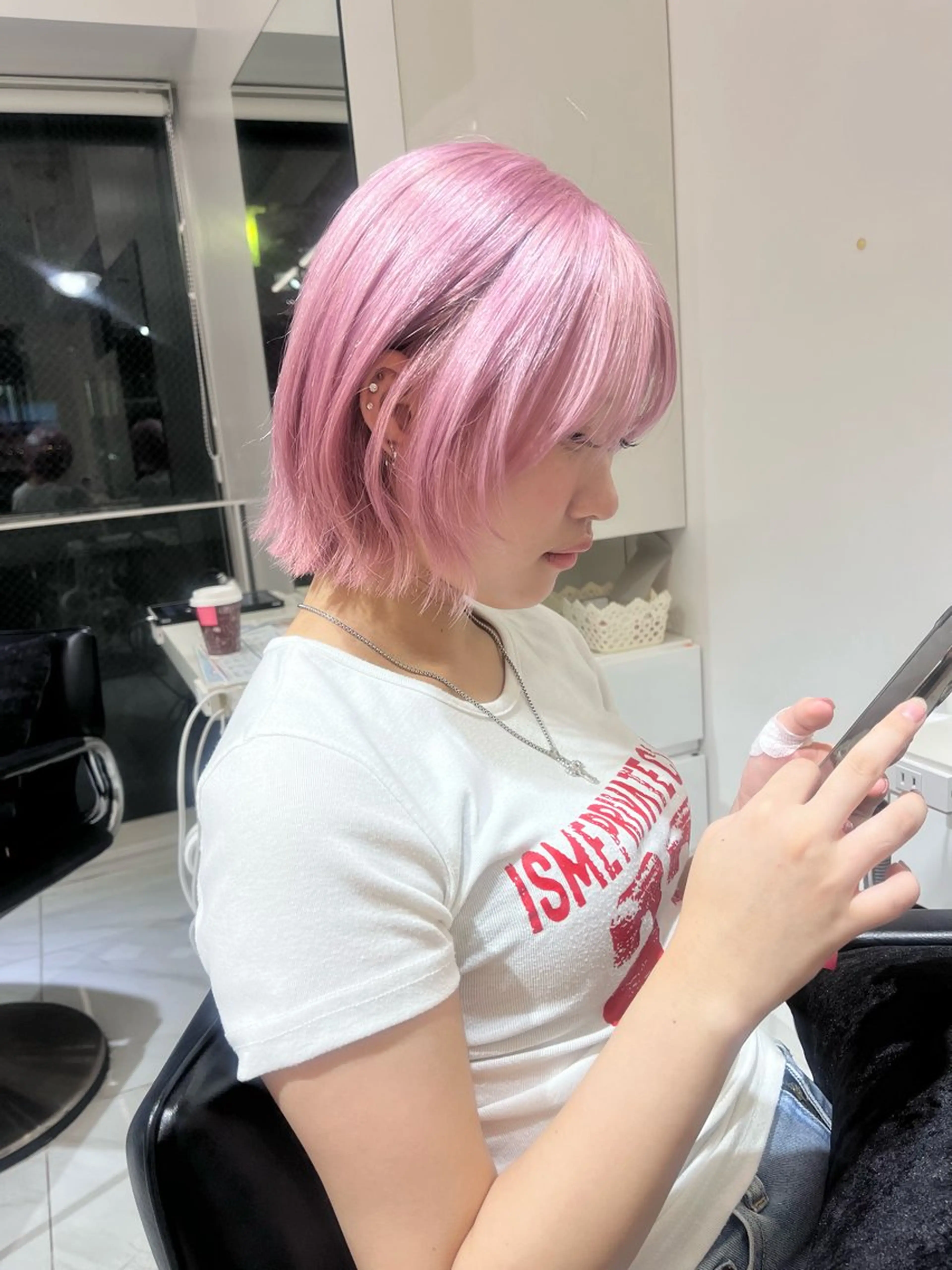 ミディアム カラー 韓国ヘア🎀艶髪 /渋谷/Manaeのヘアスタイル