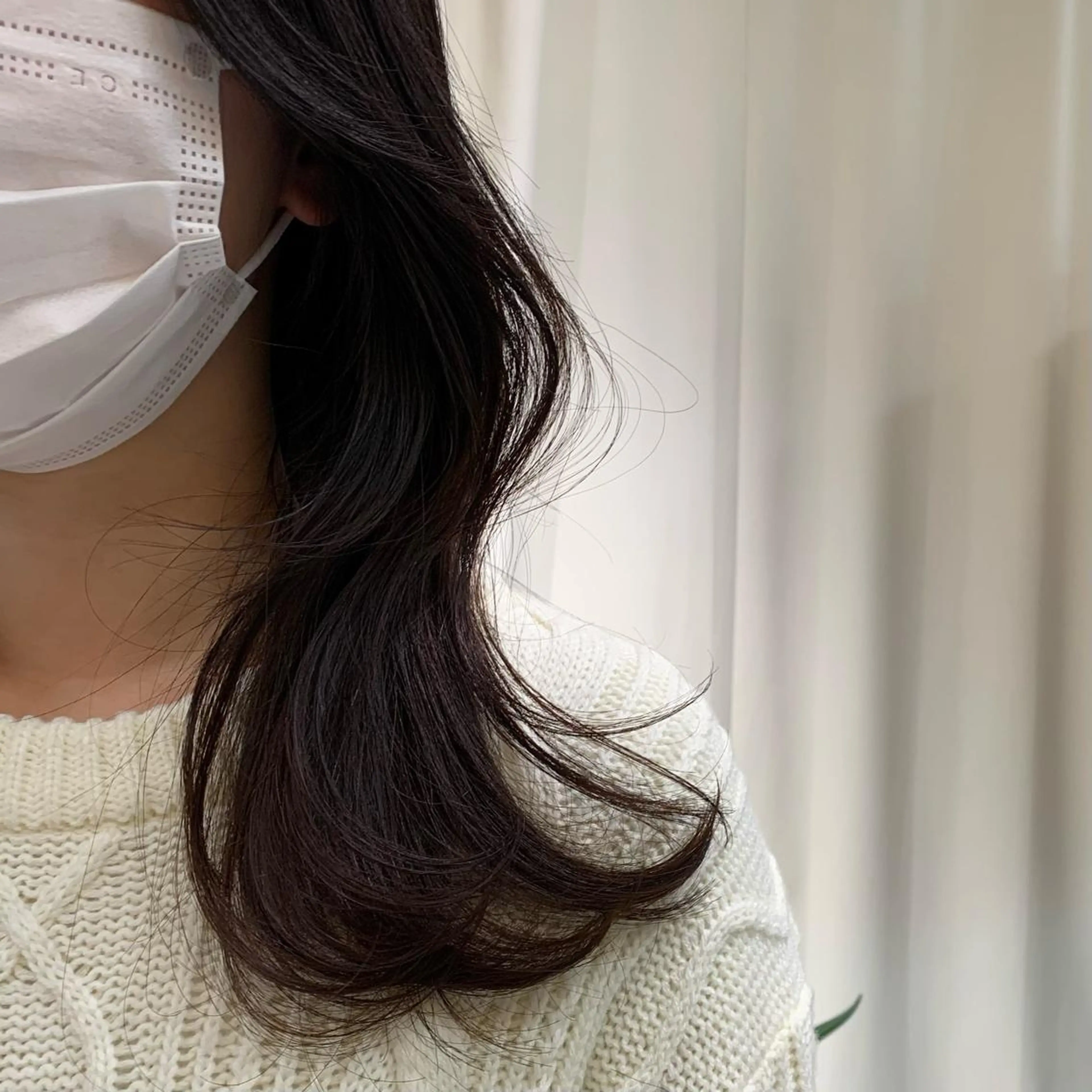 ミディアム くびれヘア ワンホンヘア 【韓国風くびれヘア】 joule小木曽輝のヘアスタイル