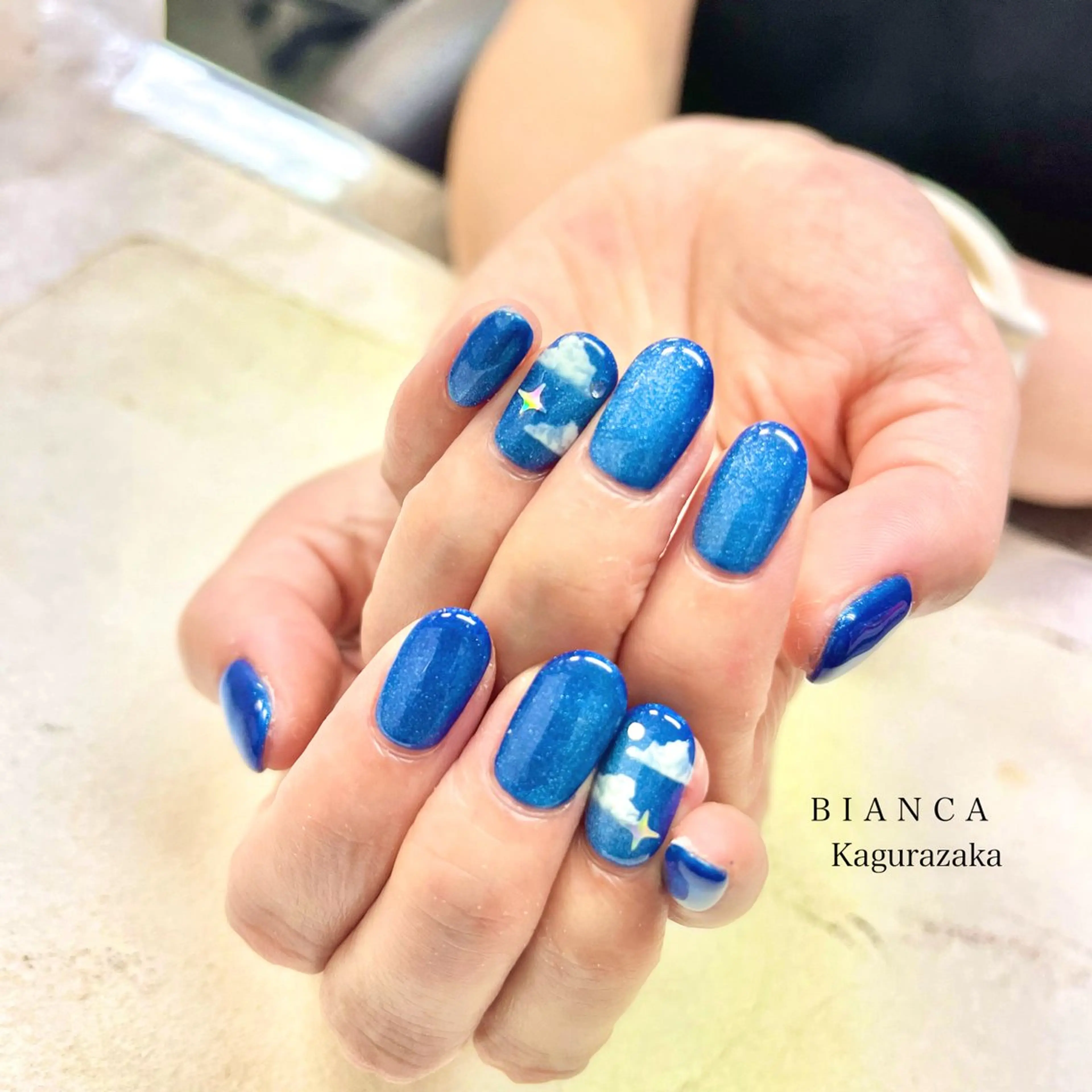 ネイル マグネットネイル ハンドネイル ハンドケア BIANCA Ouchidaのネイルデザイン