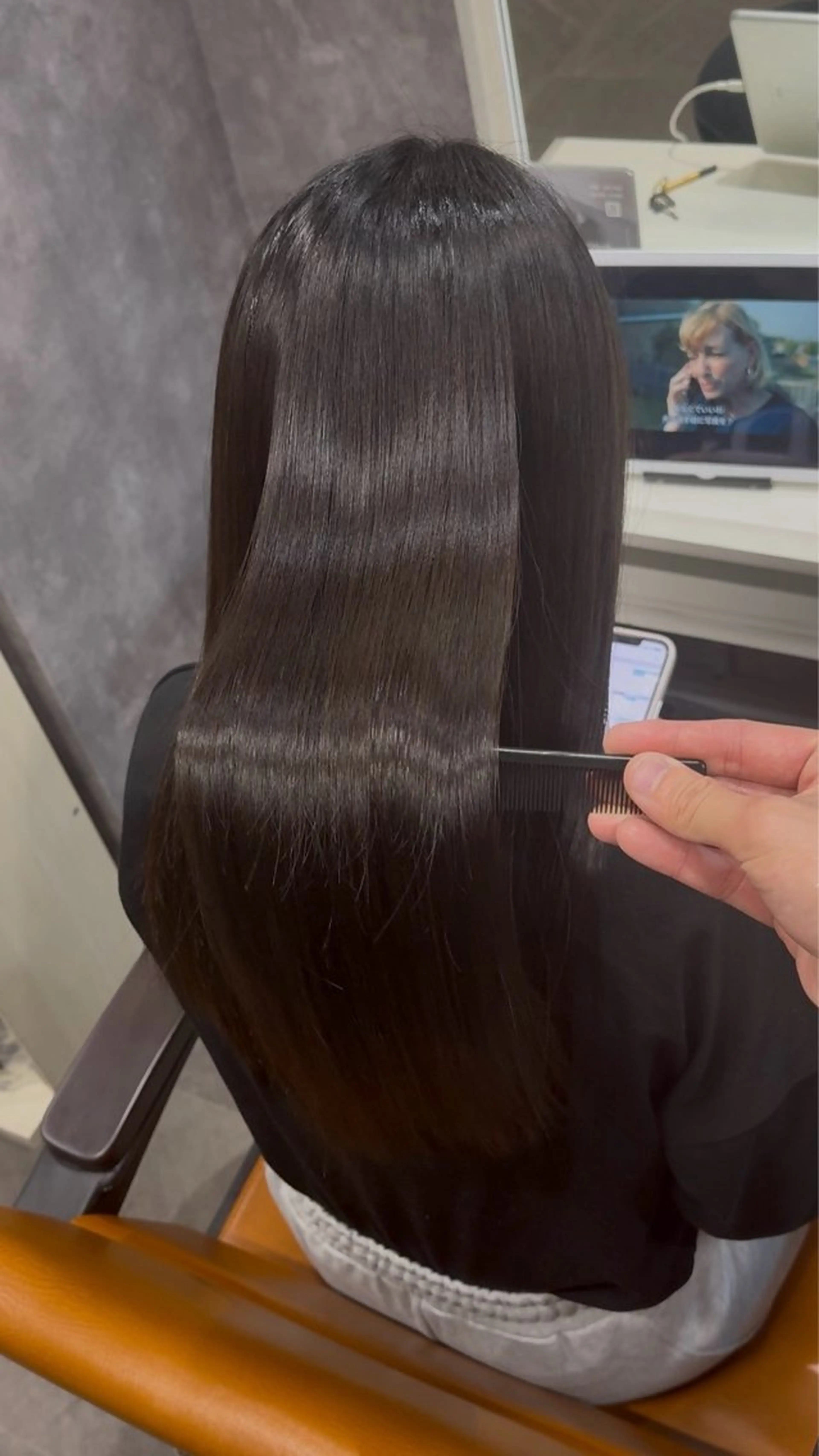 ロング 髪質改善 似合わせカット 縮毛矯正 カット ヘアカラー トリートメント ナナシ所属・✨髪質改善／縮毛矯正 木村和司✨のヘアスタイル