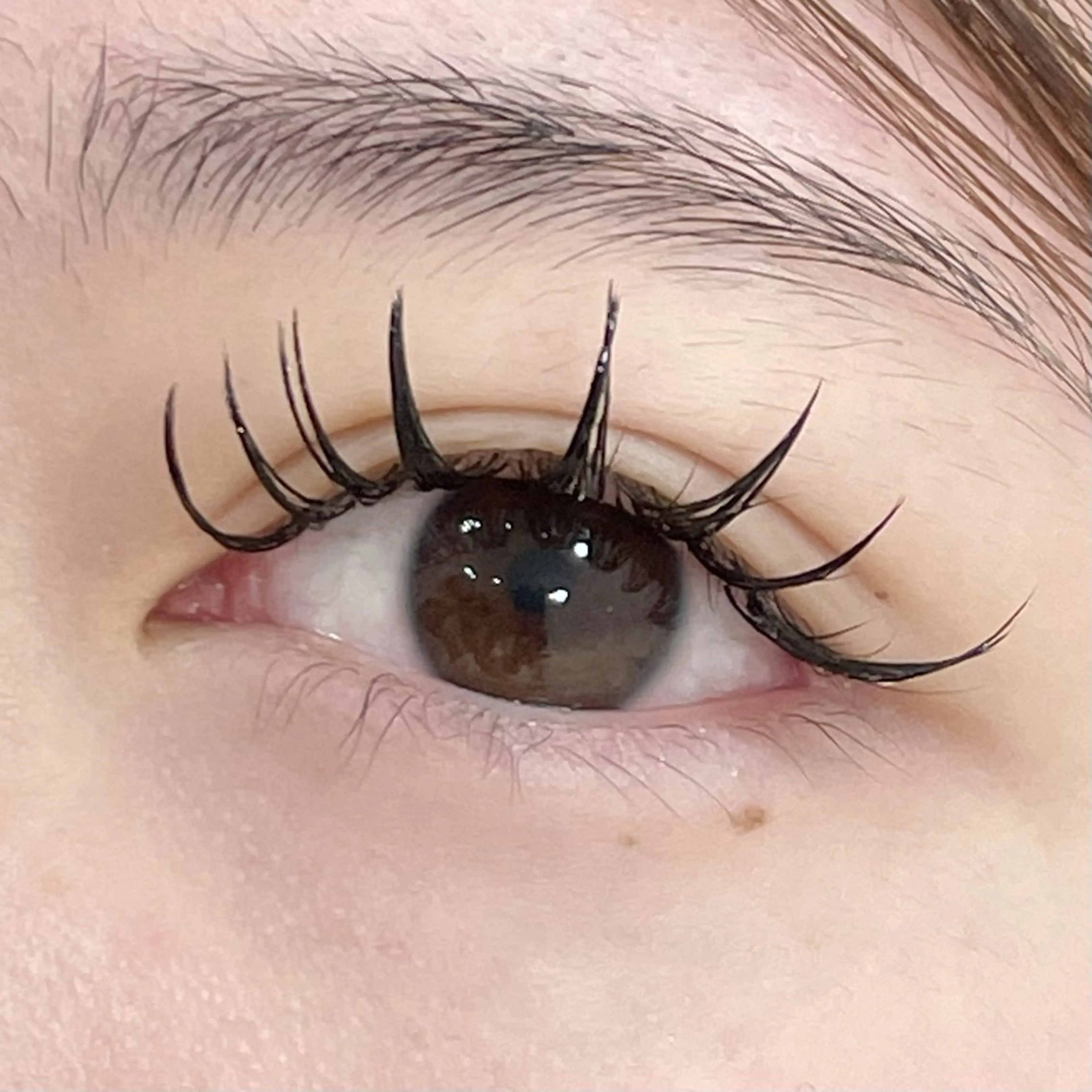 マツエク・マツパ フラットラッシュ NANA Milano所属・yuuka Fのマツエク・マツパデザイン