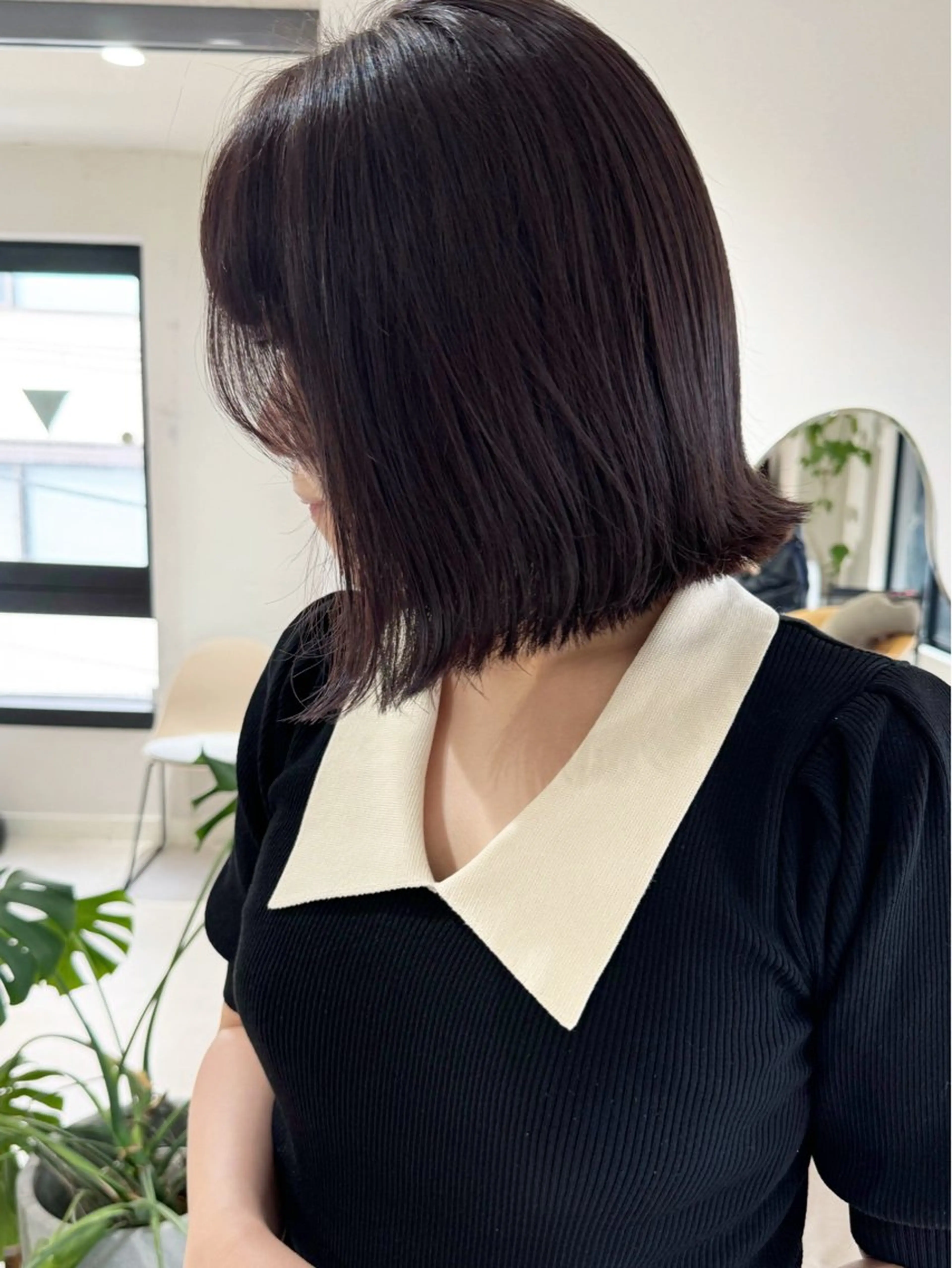 ミディアム カット ヘアカラー トリートメント イメチェンレイヤー/ ボブ/菅野恭平🍀のヘアスタイル