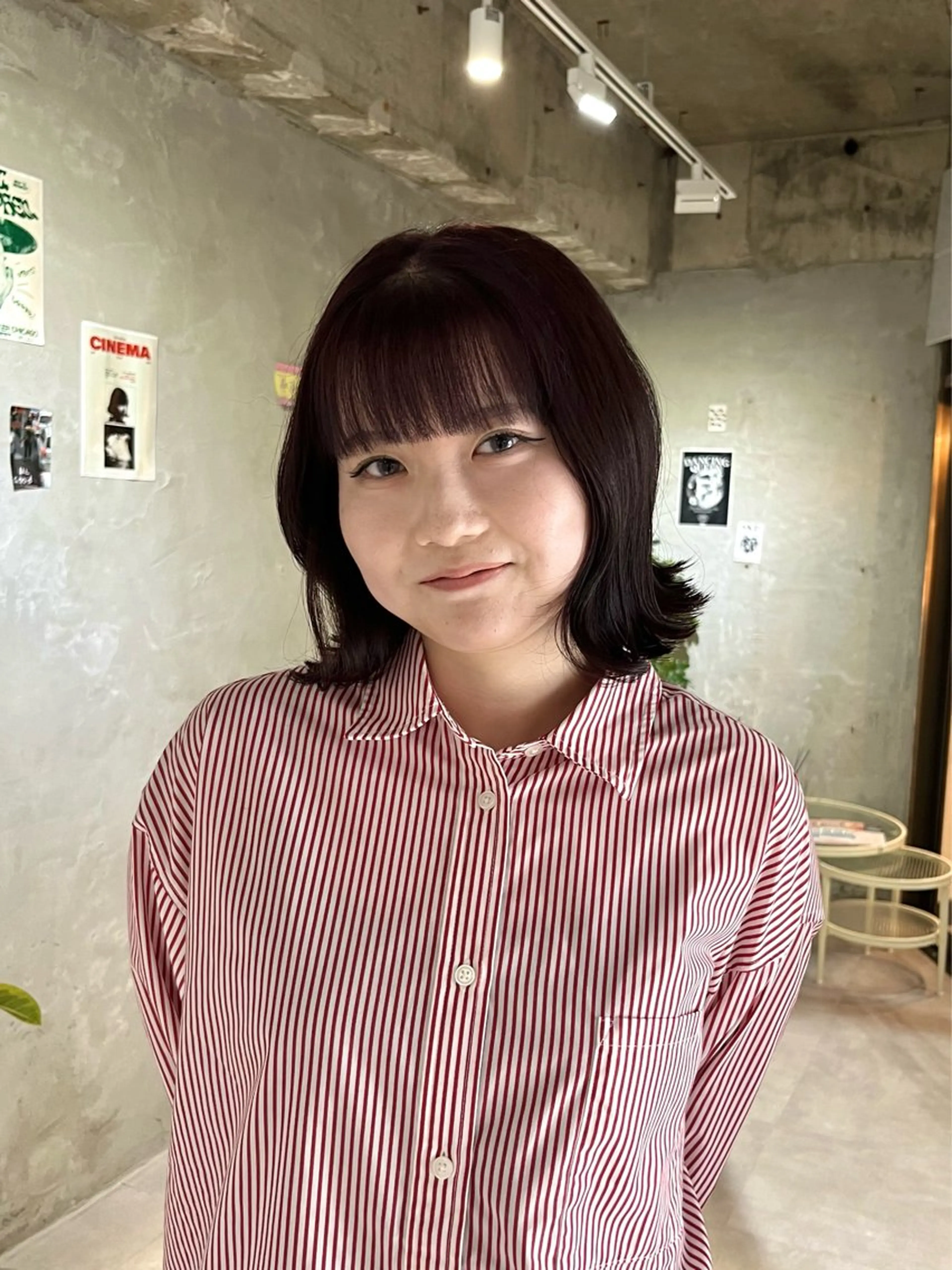 ミディアム カット トリートメント yuuna ✮ レイヤーカットのヘアスタイル